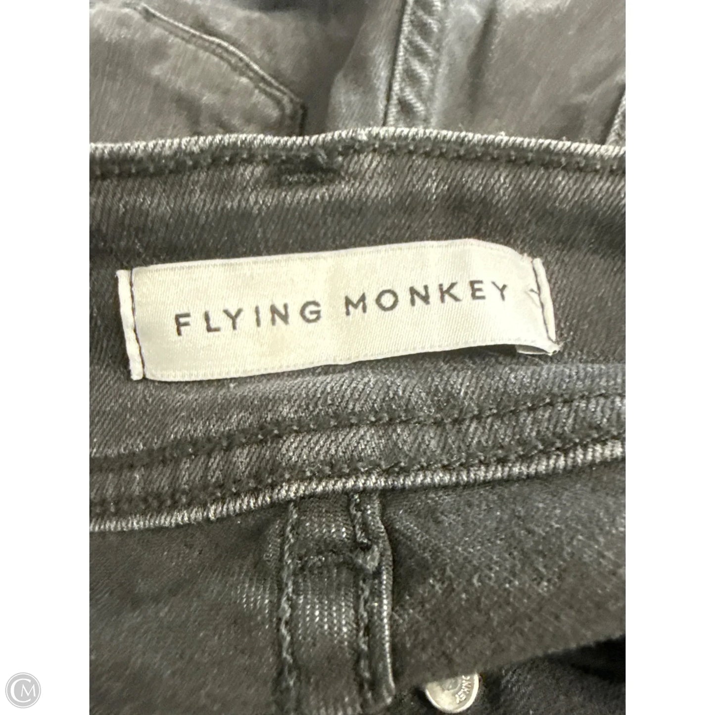 Jeans Skinny By Flying Monkey In Black, Size: 4