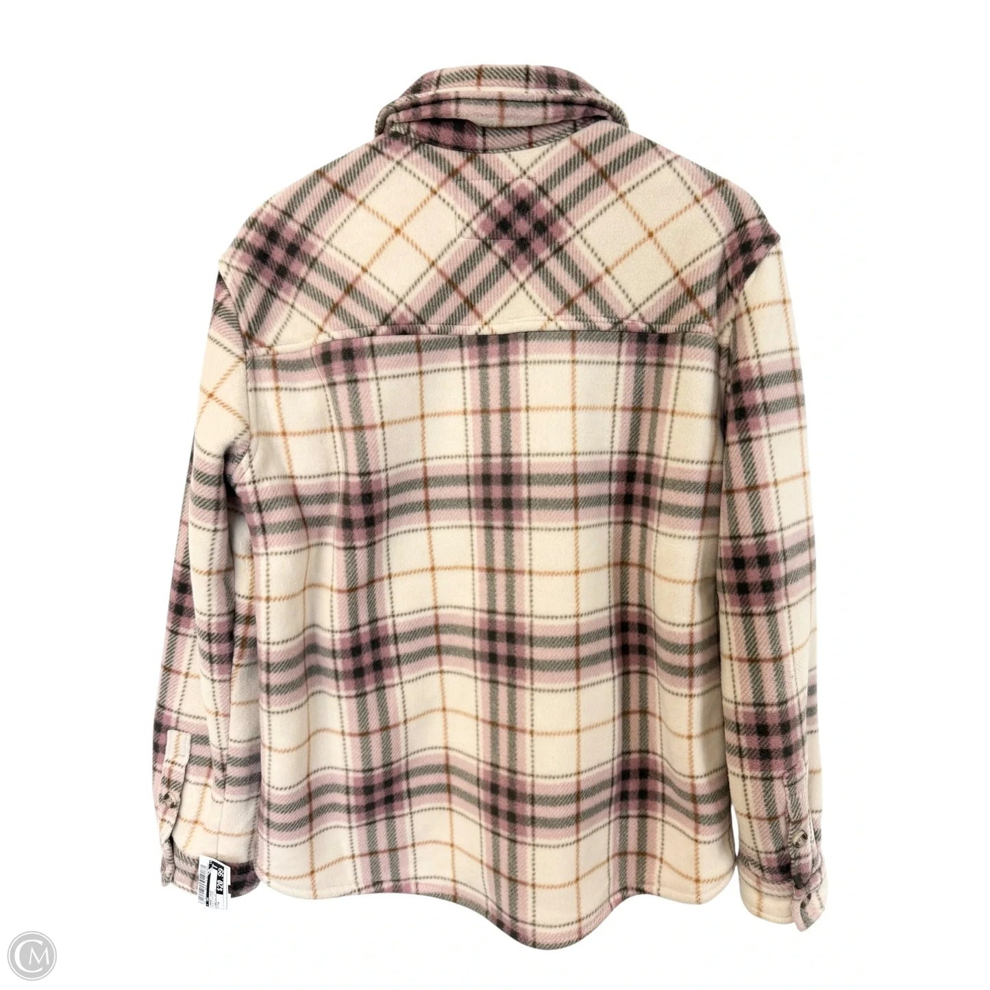 Jacket Shirt By Cmc In Plaid Pattern, Size: M