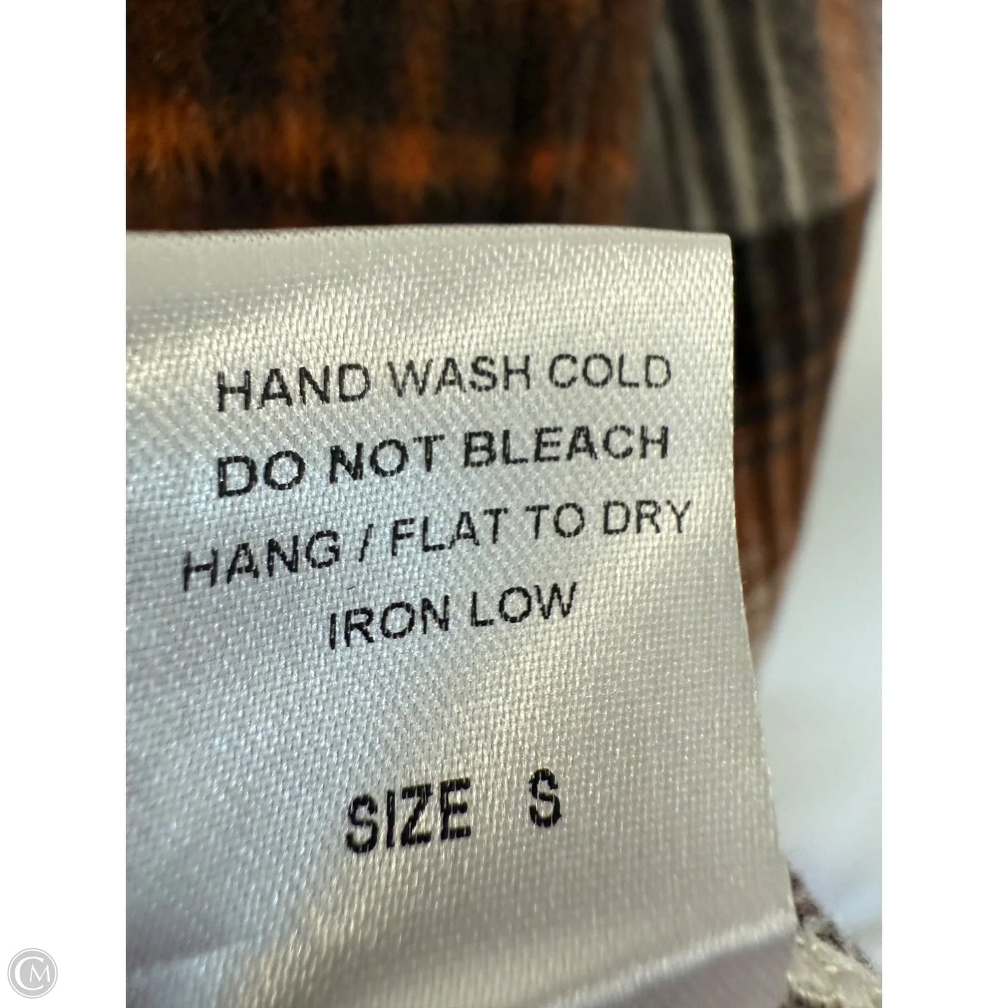 Jacket Shirt By Clothes Mentor In Plaid Pattern, Size: S