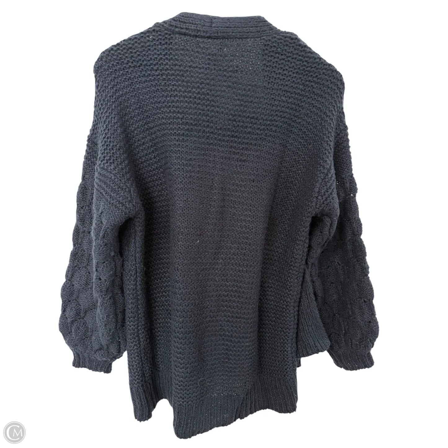 Sweater Cardigan By Nine West In Blue, Size: S