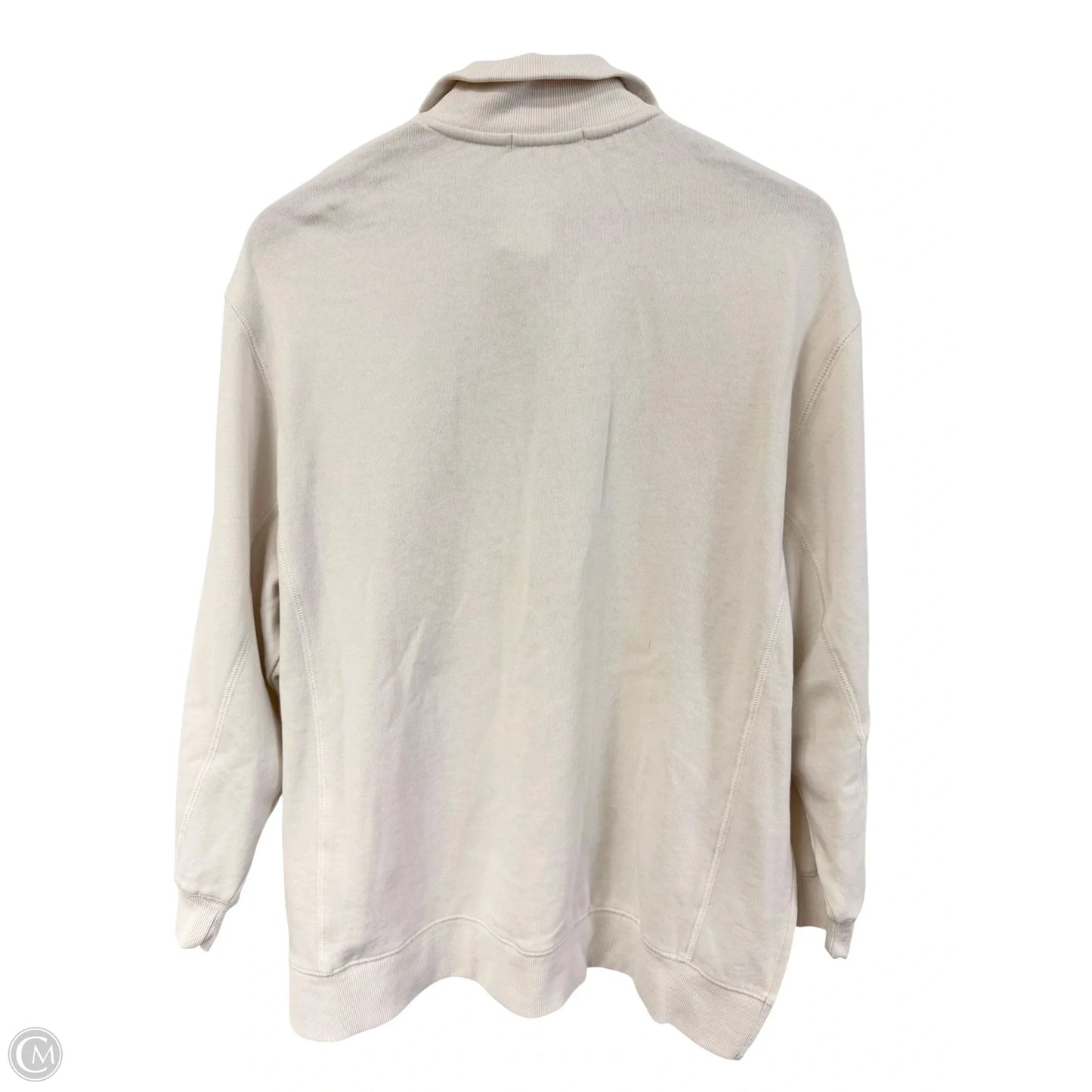 Sweatshirt Collar By Z Supply In Cream, Size: S