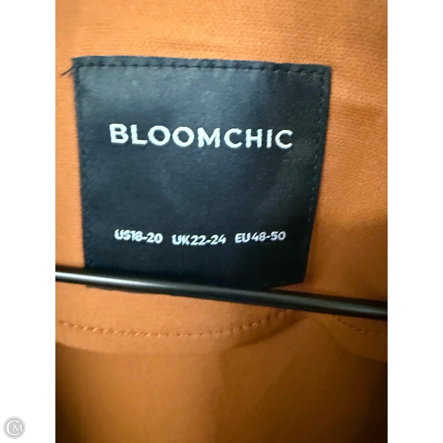 Blazer By Clothes Mentor In Orange, Size: 2x