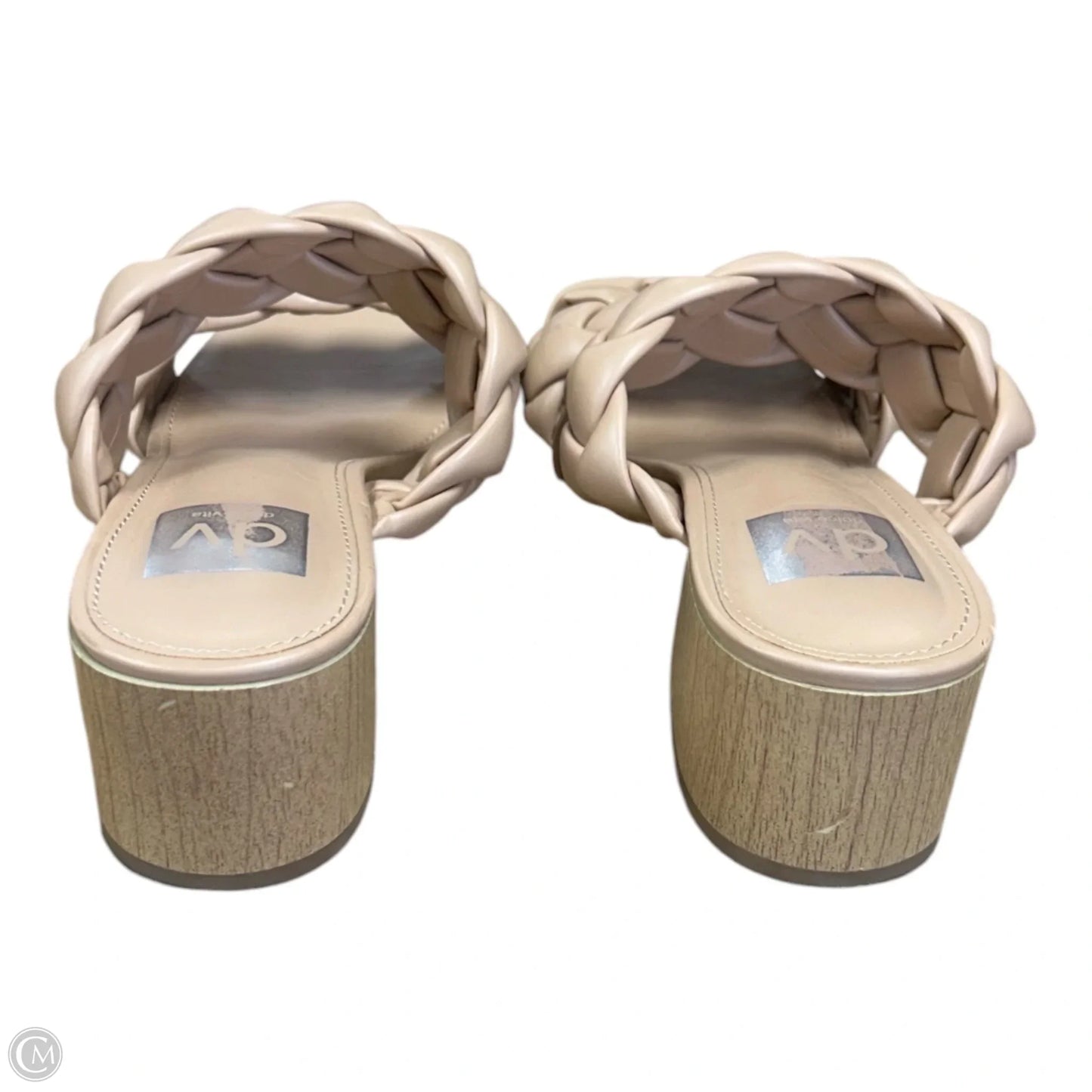 Sandals Heels Block By Dolce Vita In Tan, Size: 8