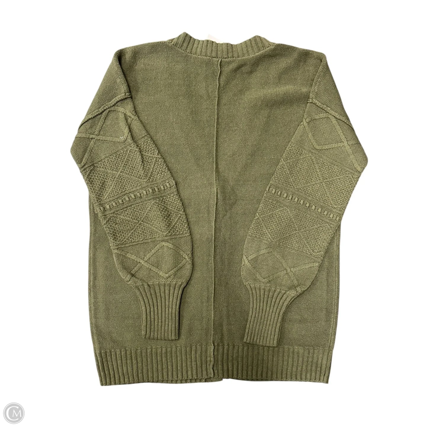 Sweater Cardigan By Cabi In Green, Size: Xs
