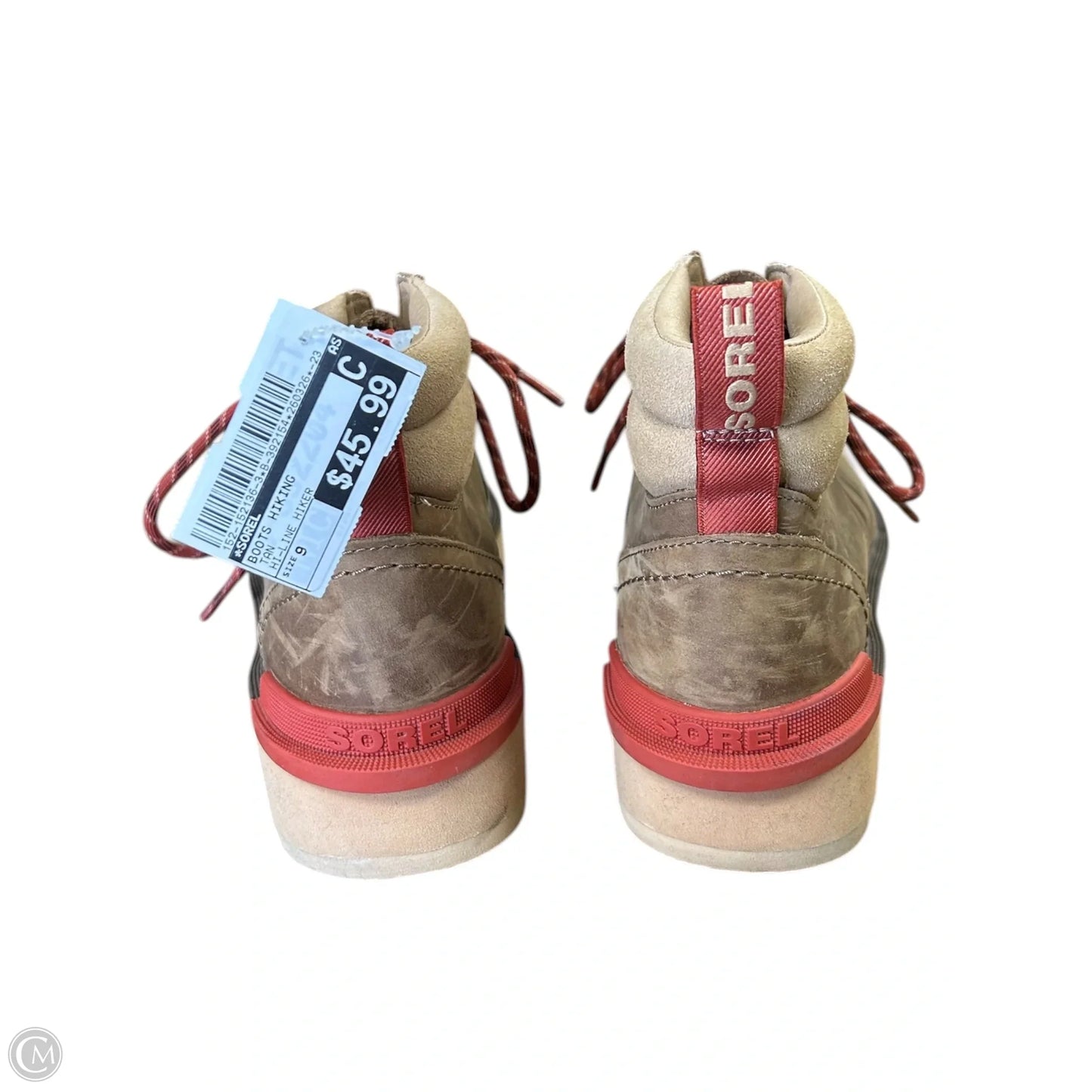 Boots Hiking By Sorel In Tan, Size: 9