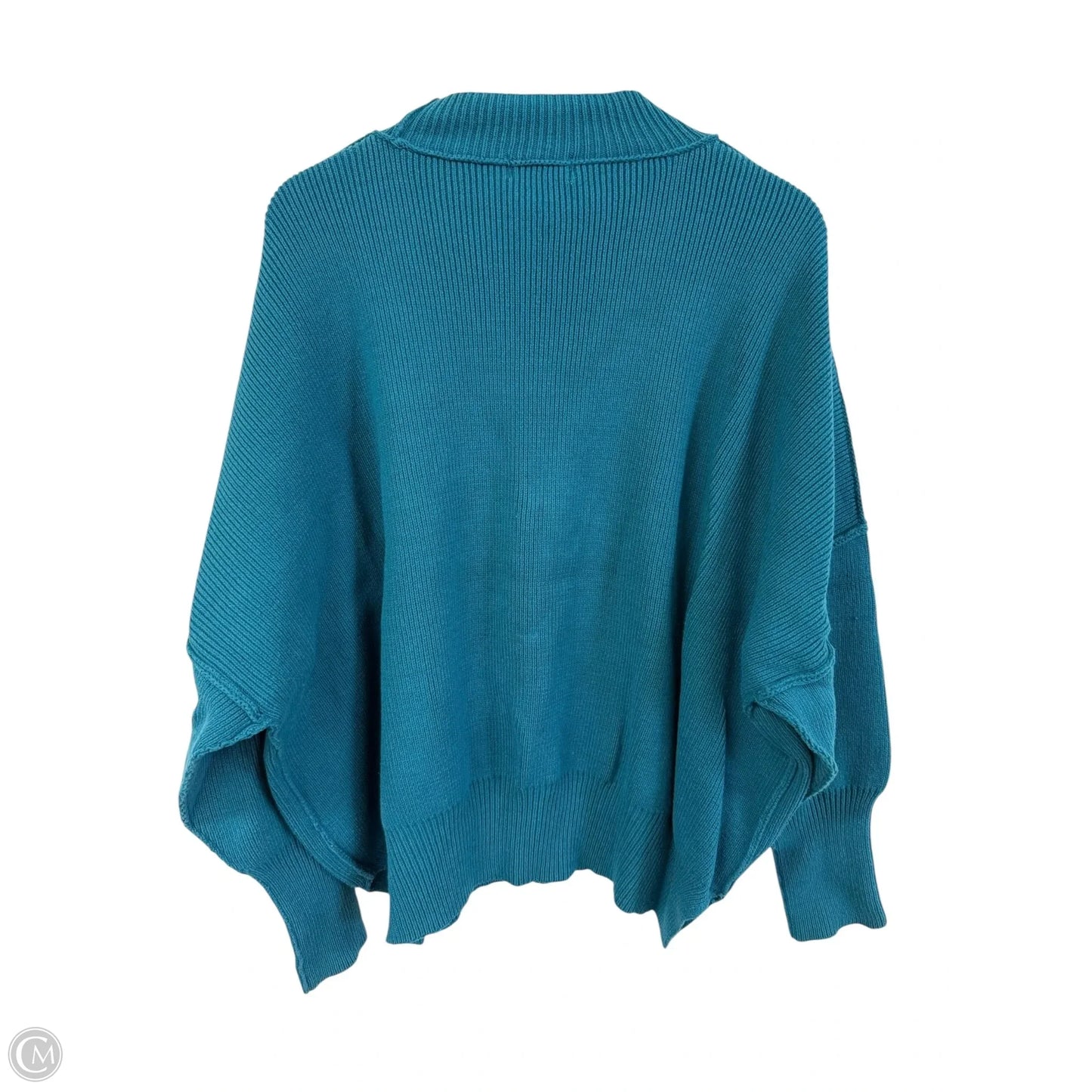 Sweater By Zenana Outfitters In Teal, Size: M