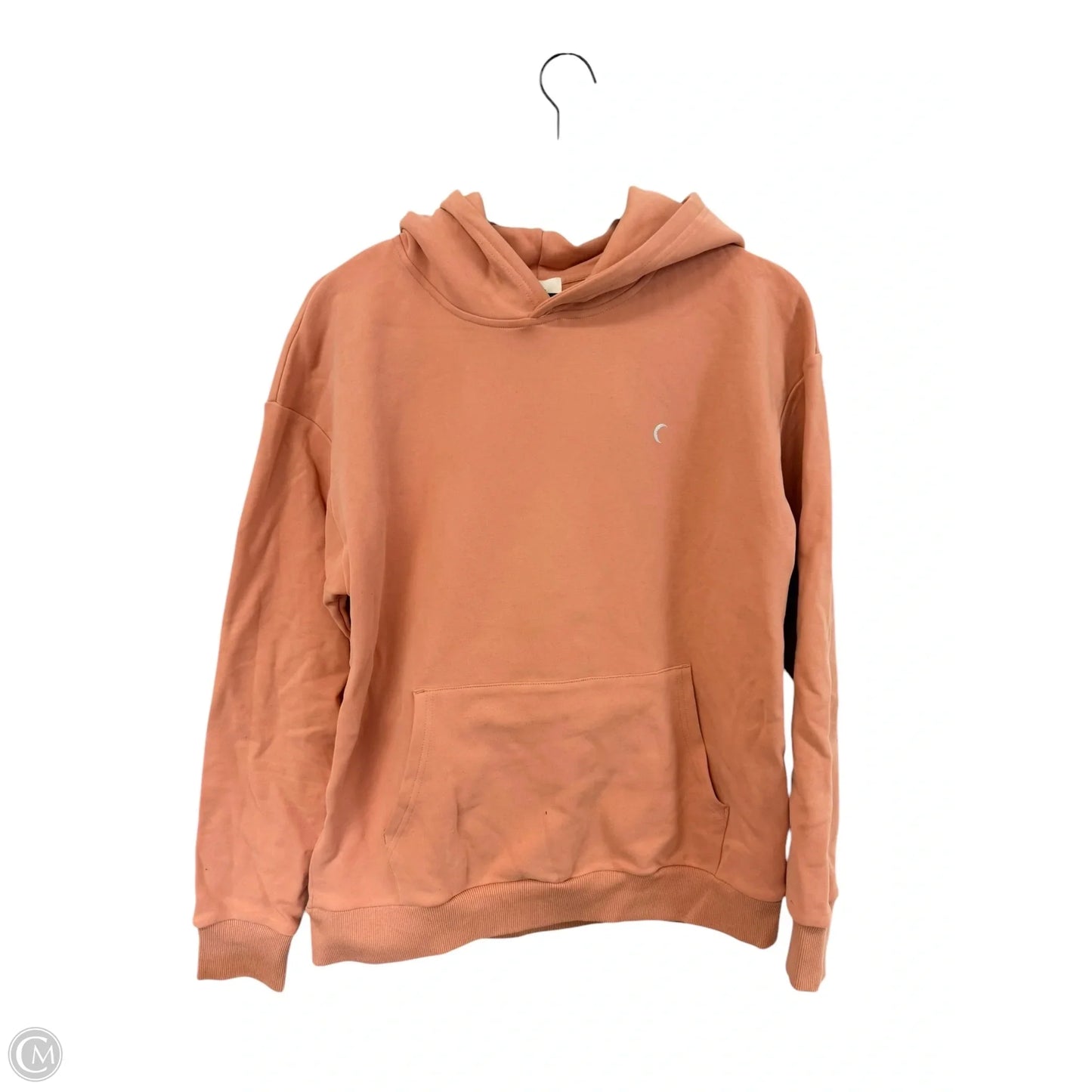 Athletic Sweatshirt Hoodie By Zyia In Orange, Size: M