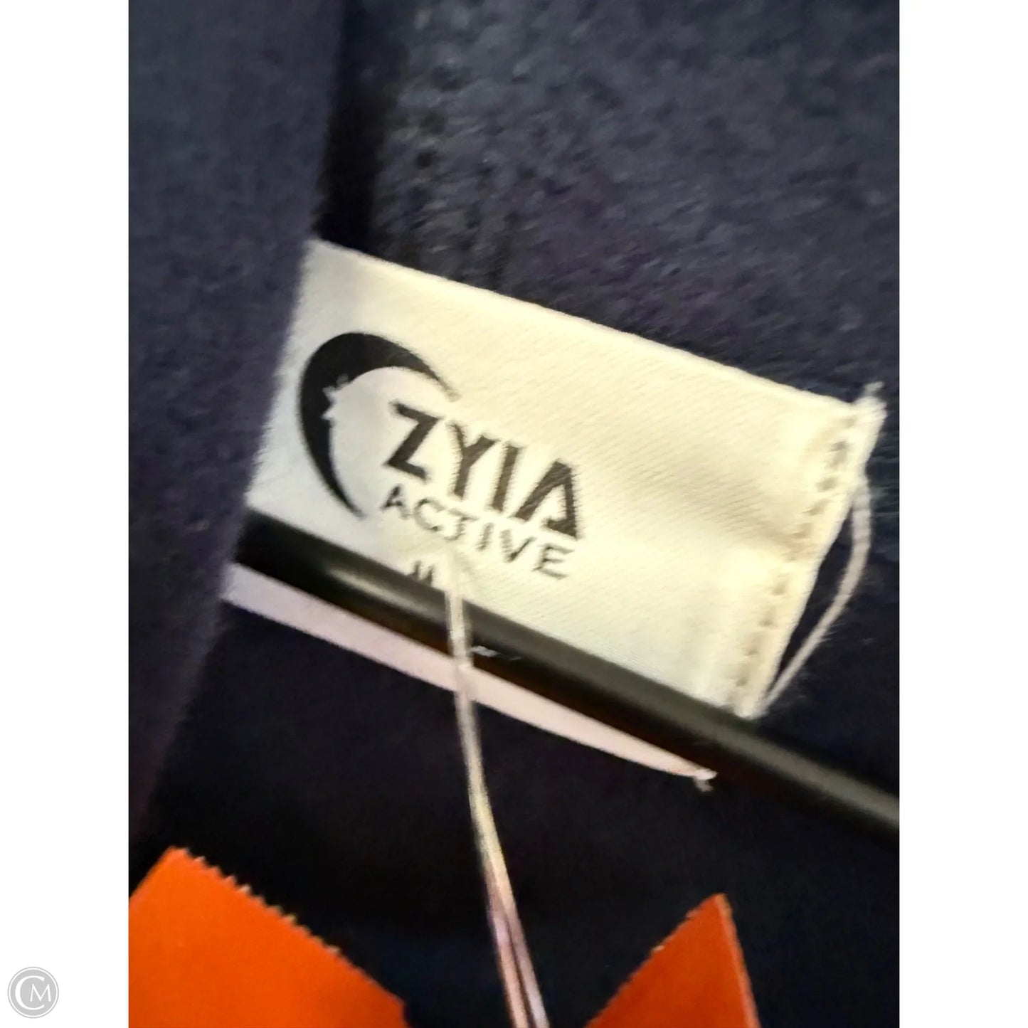 Athletic Sweatshirt Hoodie By Zyia In Navy, Size: M