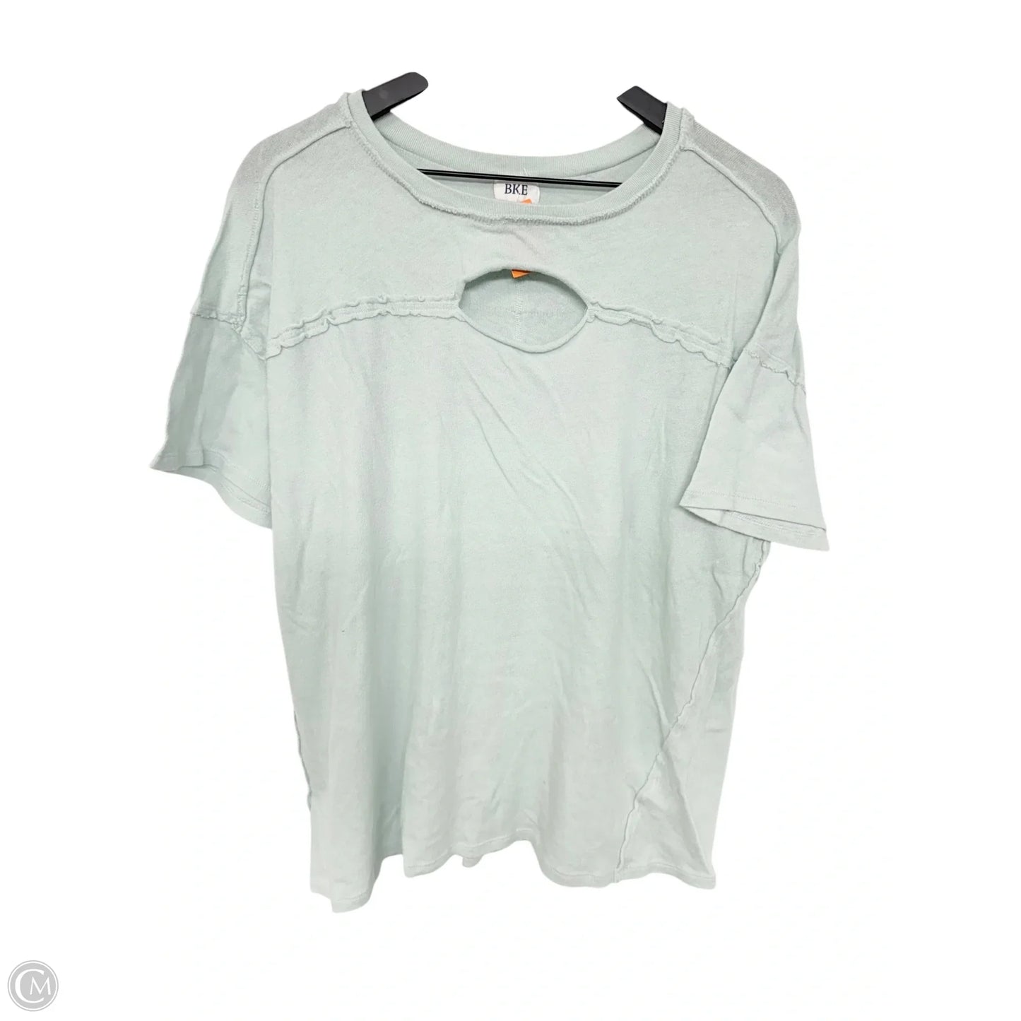 Top Short Sleeve By Bke In Green, Size: L