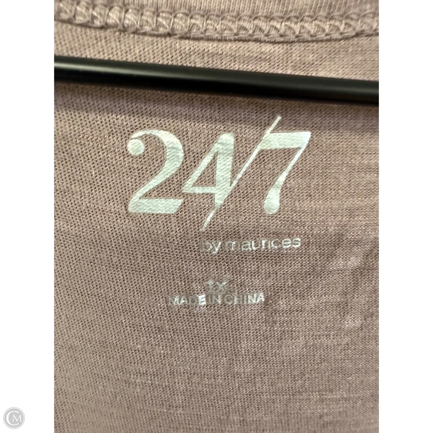Top Sleeveless Basic By Maurices In Mauve, Size: 1x