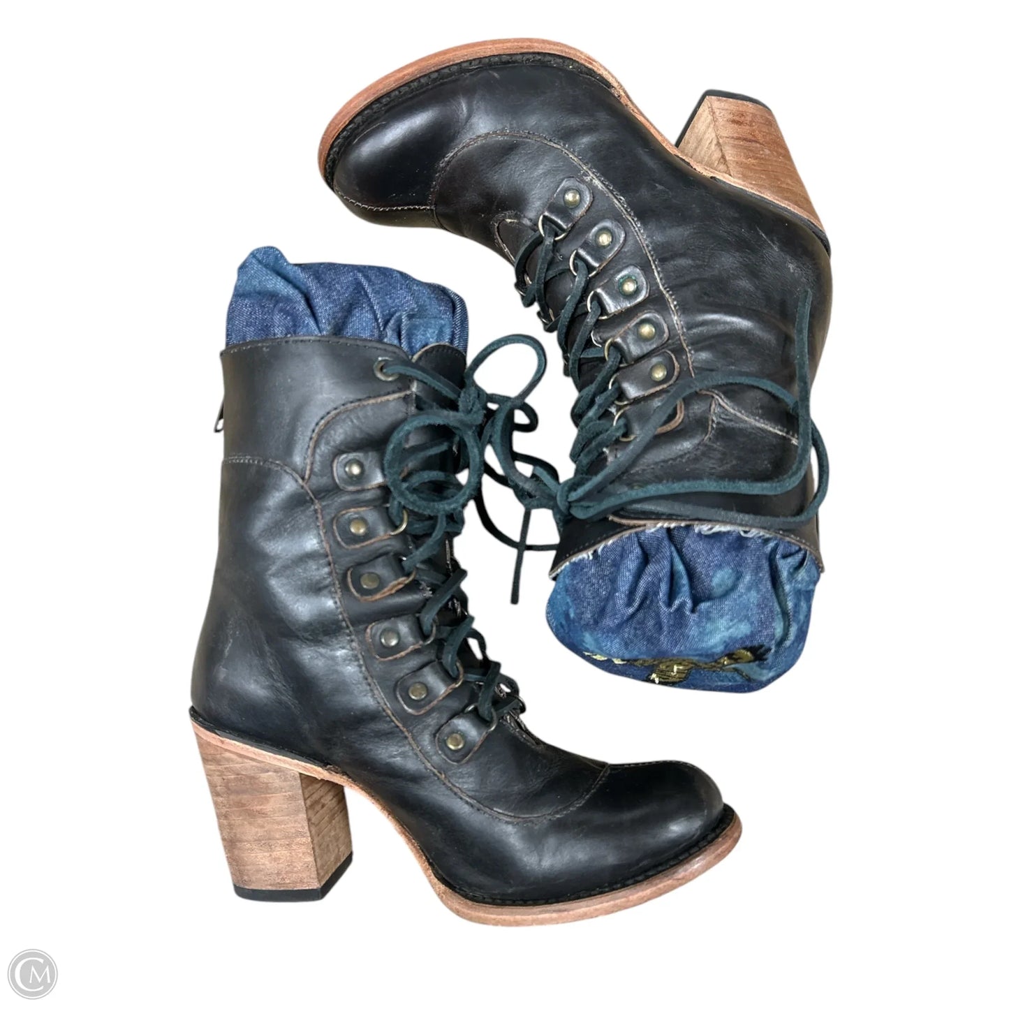 Boots Leather By Freebird In Black, Size: 7