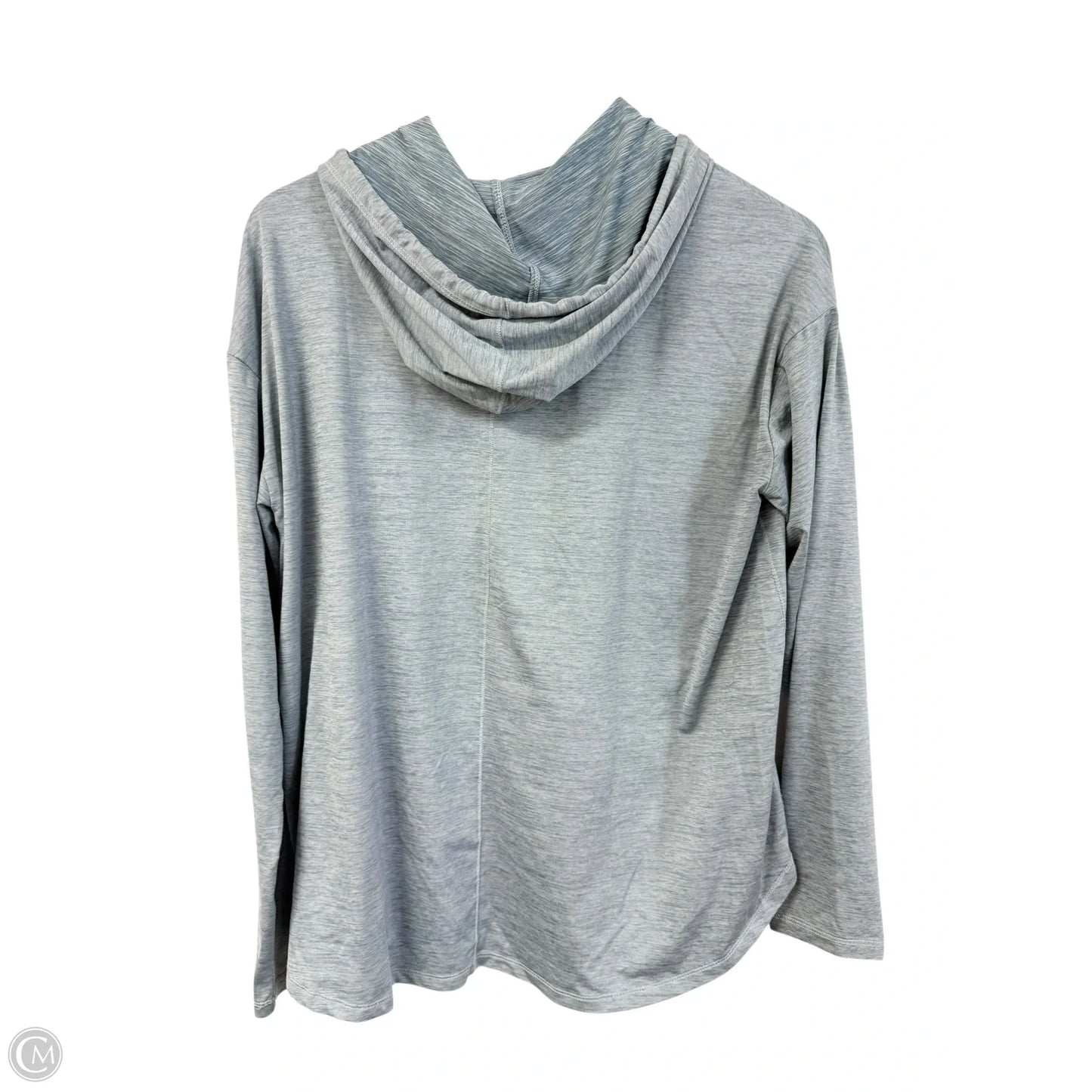 Athletic Top Long Sleeve Hoodie By Eddie Bauer In Blue, Size: S