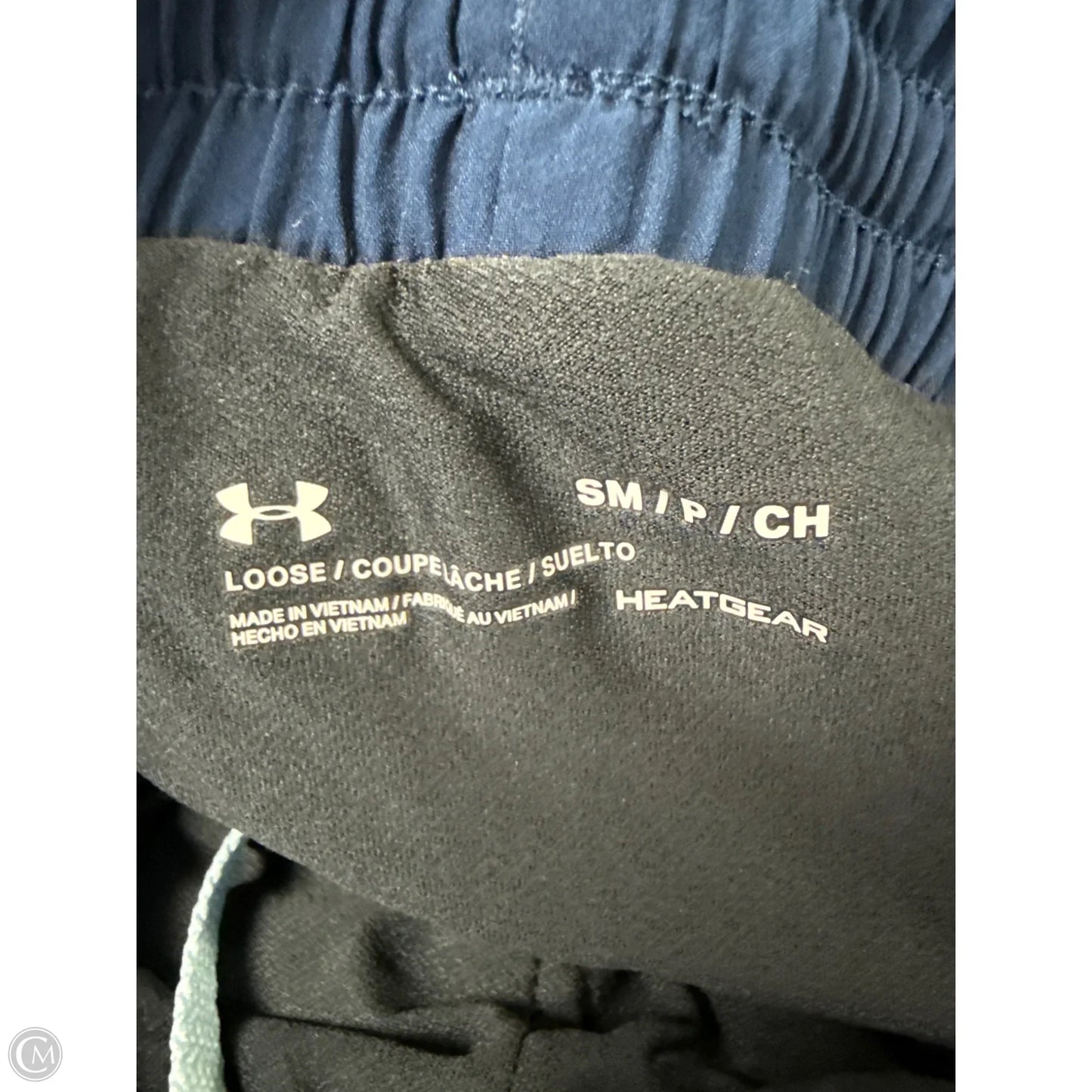 Athletic Shorts By Under Armour In Navy, Size: S