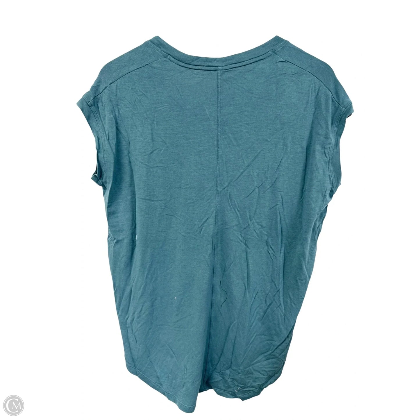 Athletic Top Short Sleeve By Athleta In Blue, Size: M