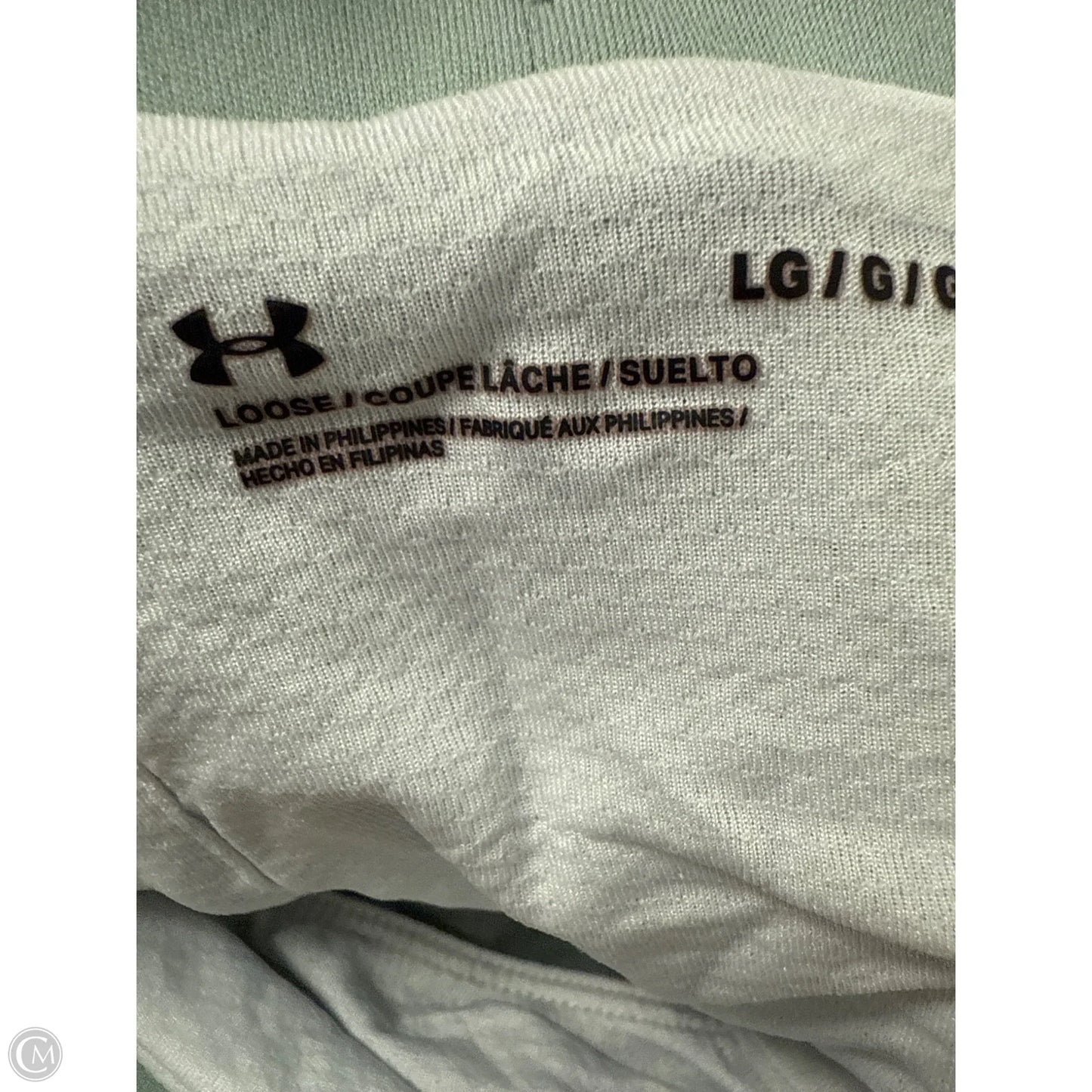 Athletic Shorts By Under Armour In Green, Size: L