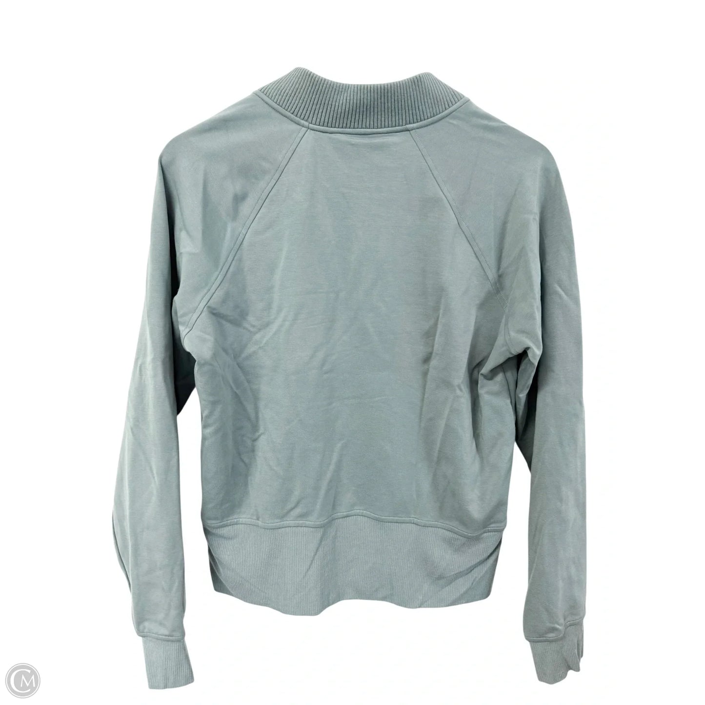 Athletic Top Long Sleeve Crewneck By Athleta In Green, Size: M