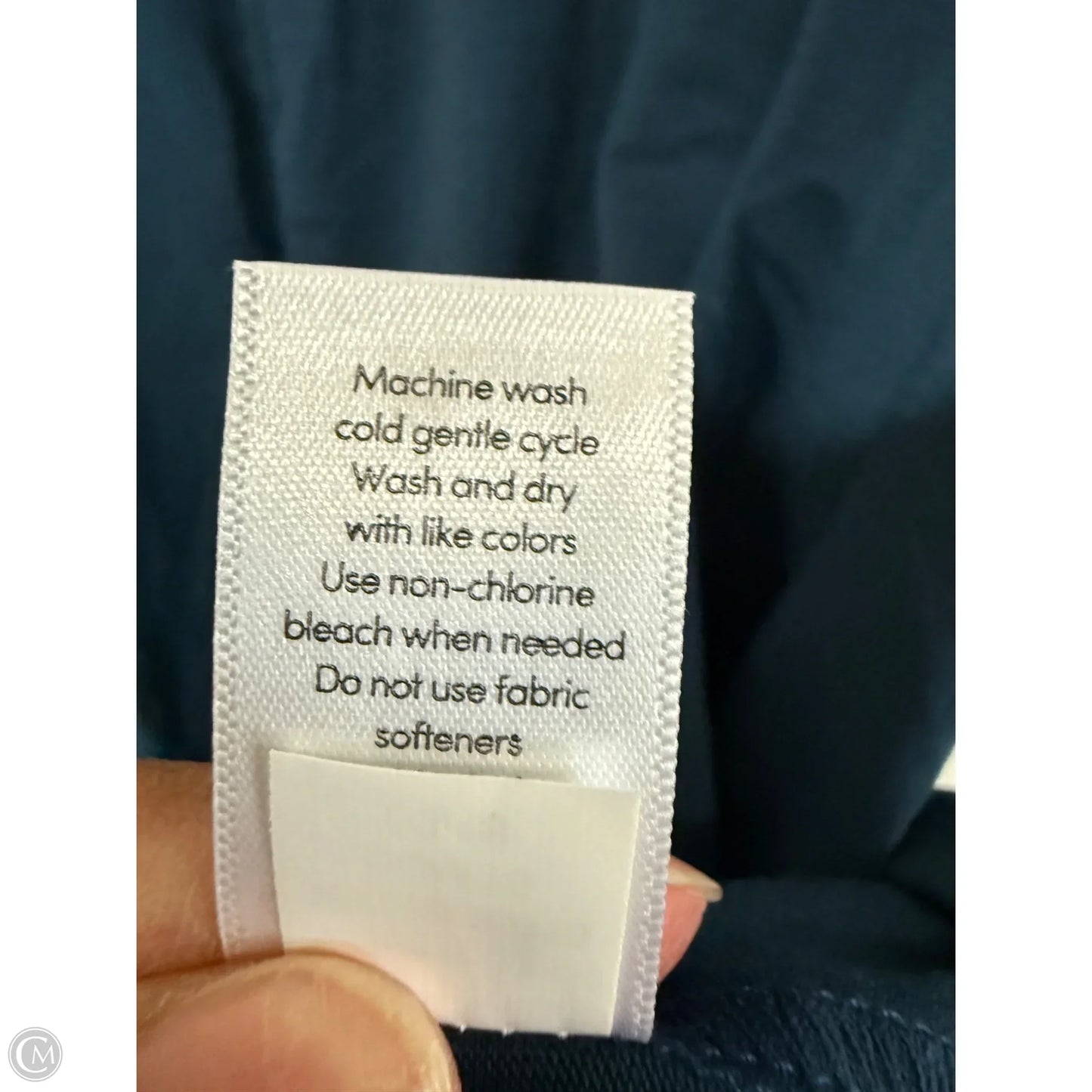 Athletic Top Short Sleeve By Athleta In Navy, Size: Xl