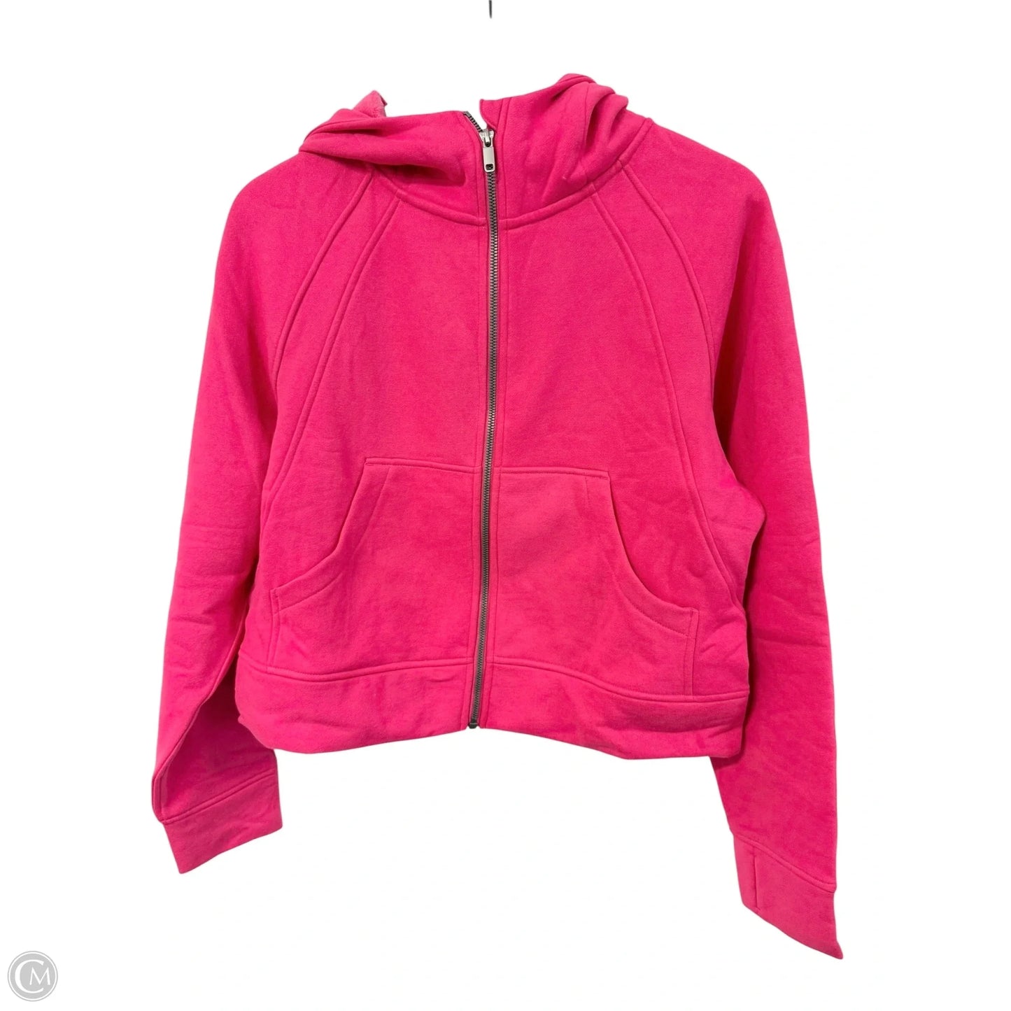 Sweatshirt Hoodie By Cme In Pink, Size: S