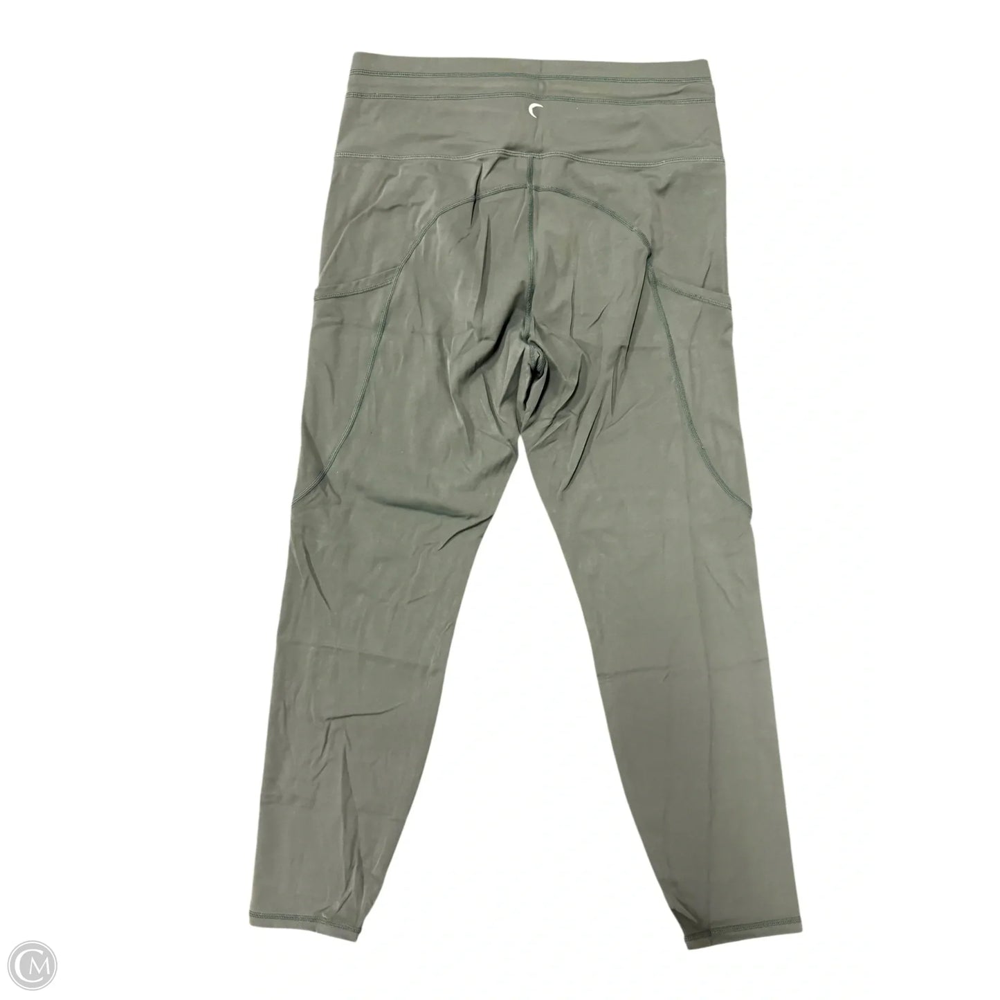 Athletic Leggings By Zyia In Green, Size: 12