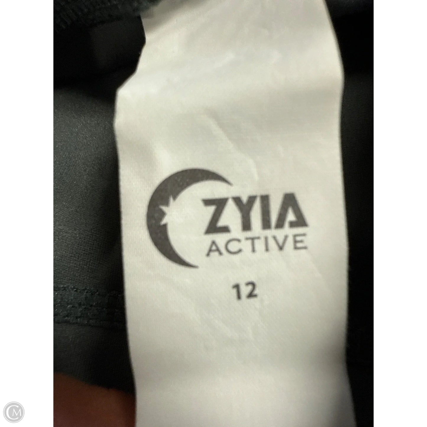 Athletic Leggings By Zyia In Green, Size: 12