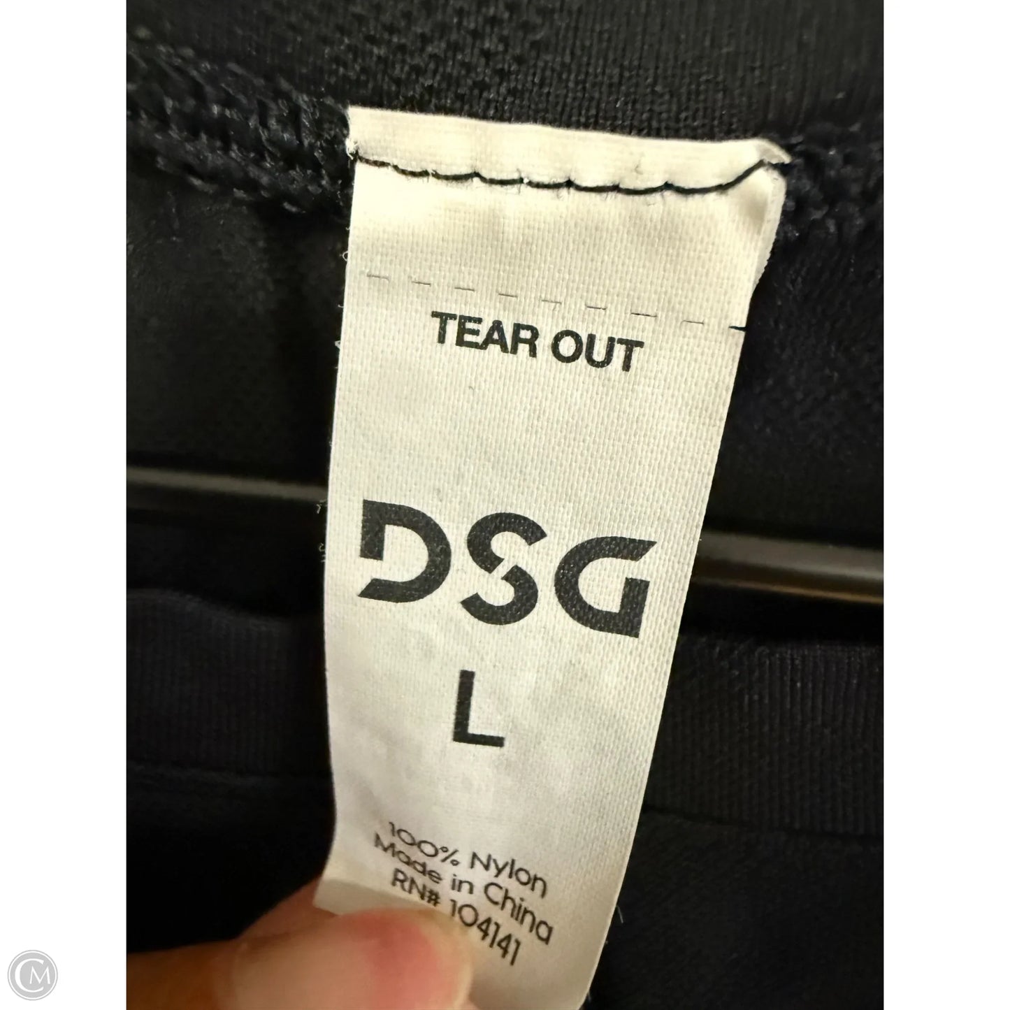 Athletic Tank Top By Dsg Outerwear In Black, Size: L