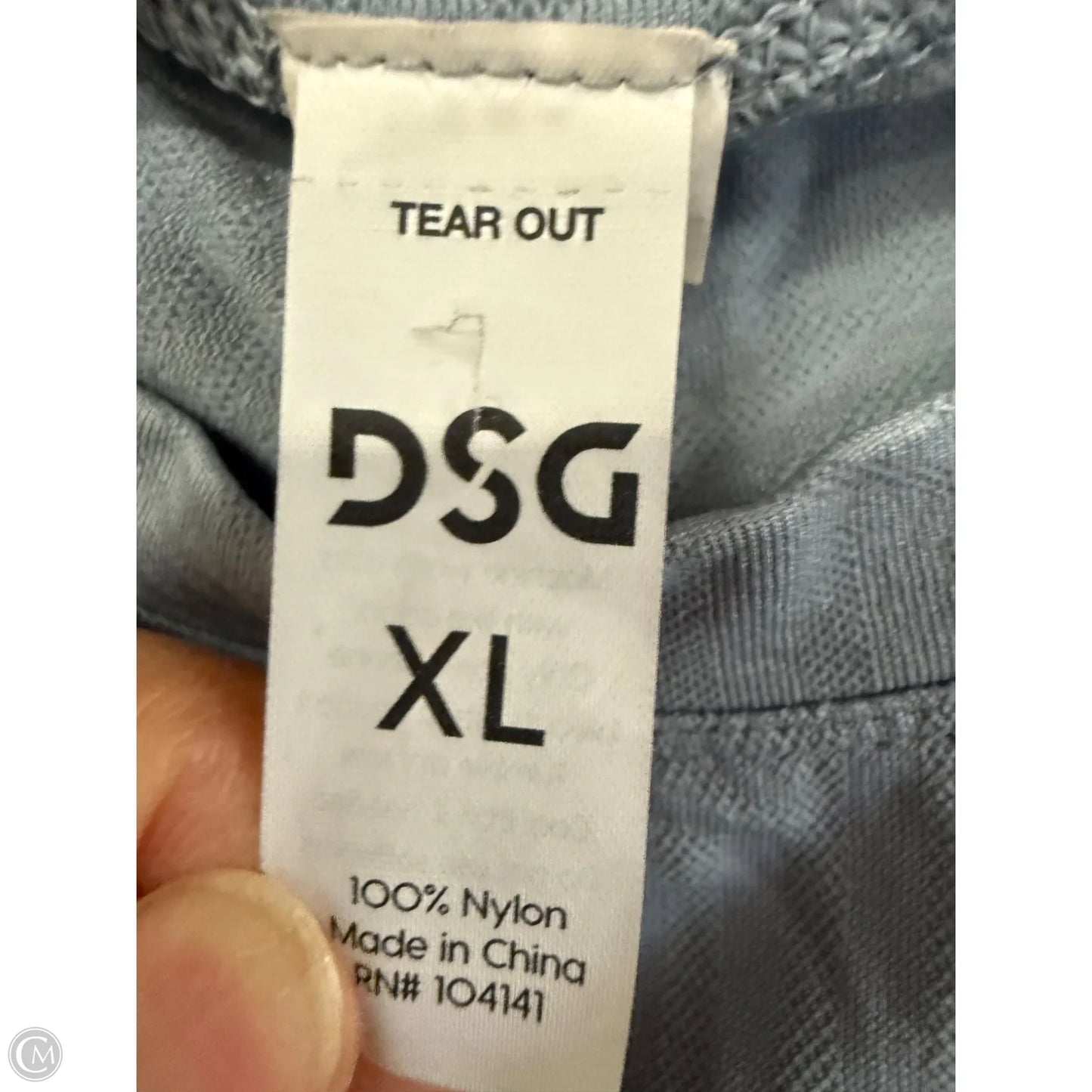 Athletic Tank Top By Dsg Outerwear In Blue, Size: Xl