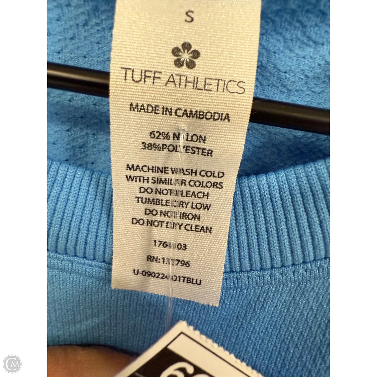 Athletic Tank Top By Tuff Athletics In Blue, Size: S