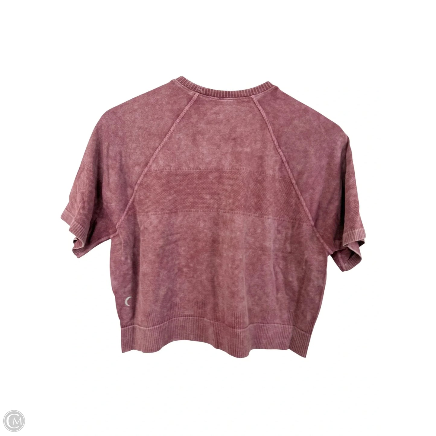 Athletic Top Short Sleeve By Zyia In Pink, Size: M