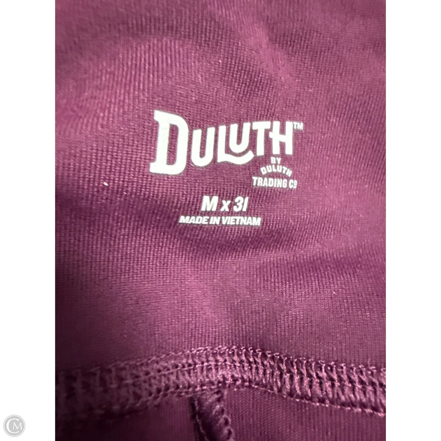 Athletic Pants By Duluth Trading In Purple, Size: M