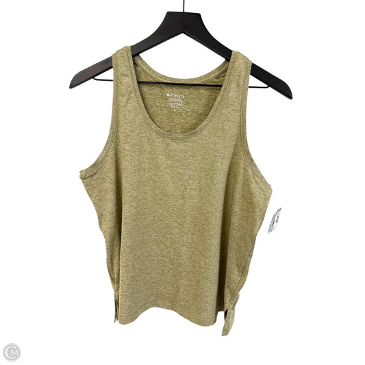 Athletic Tank Top By Athleta In Green, Size: M