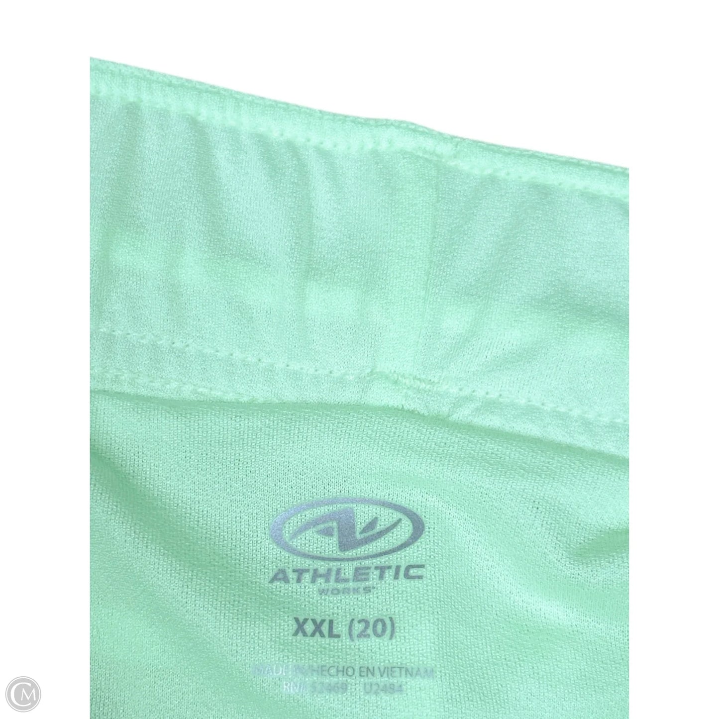Athletic Shorts By Athletic Works In Green, Size: Xxl