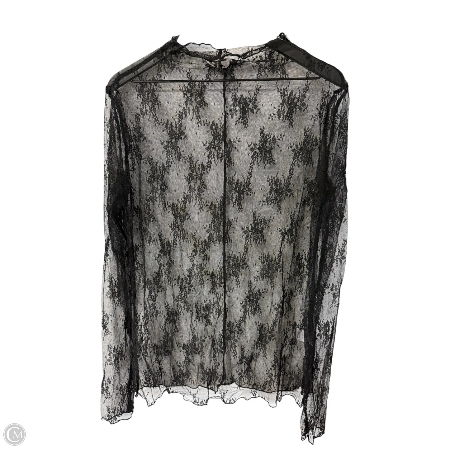 Top Long Sleeve By Clothes Mentor In Black, Size: 3x