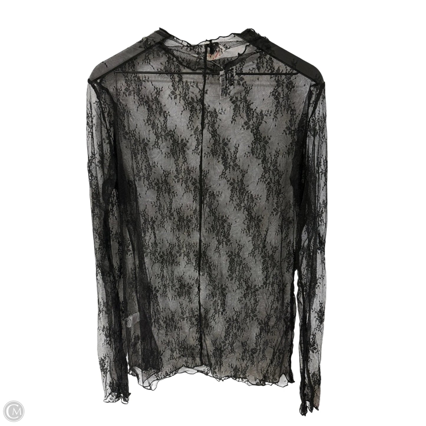 Top Long Sleeve By Clothes Mentor In Black, Size: 3x