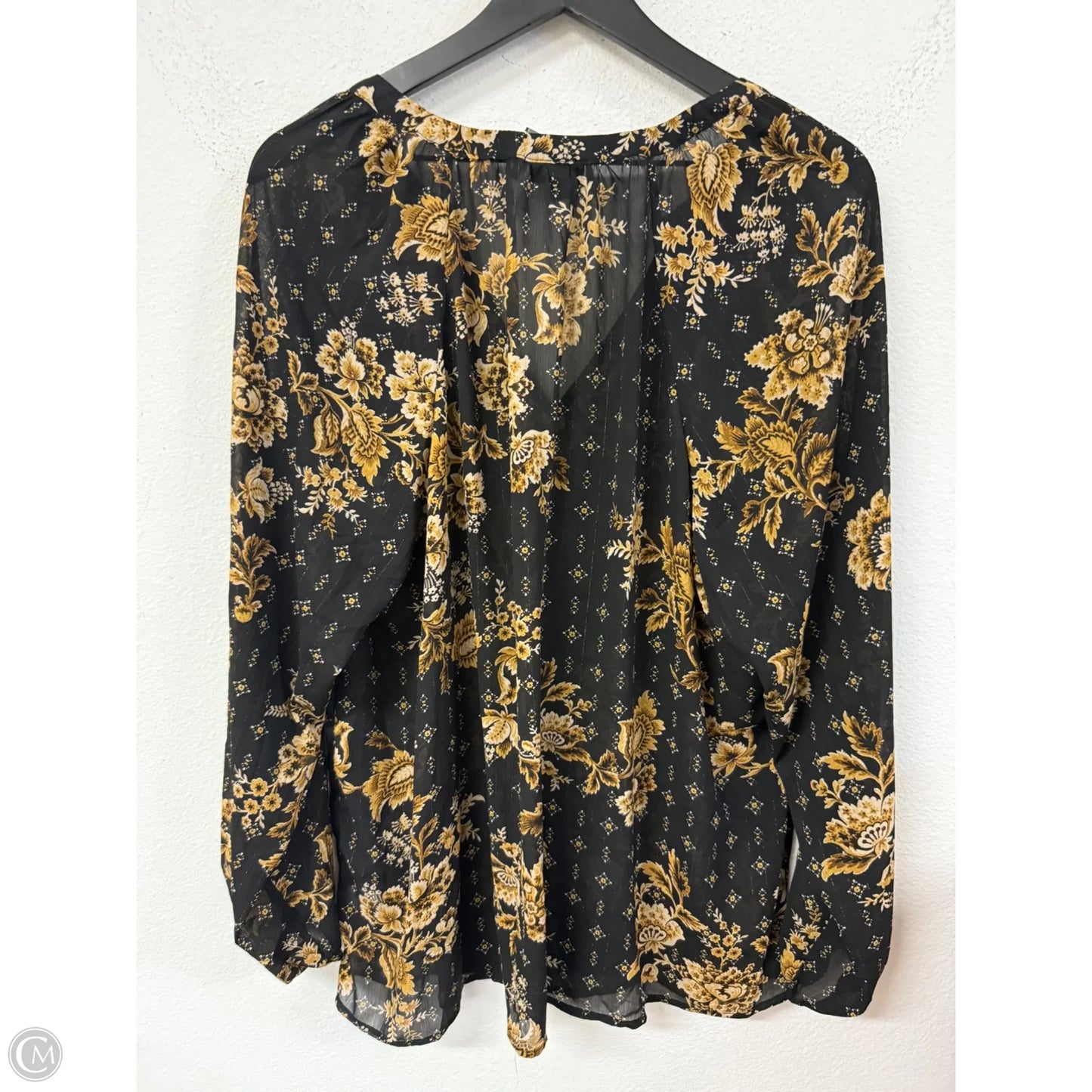 Top Long Sleeve By Shein In Brown, Size: 3x