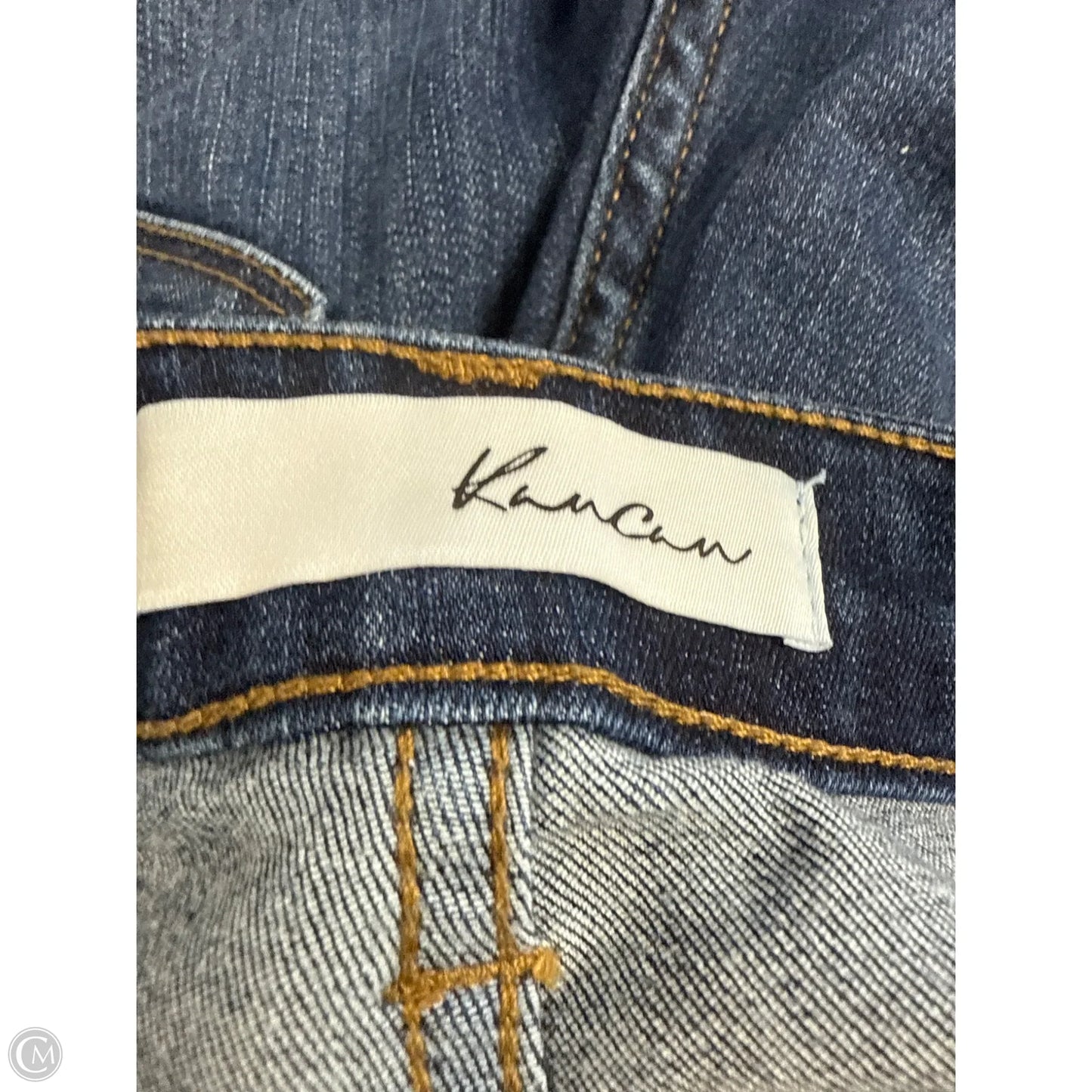 Jeans Skinny By Kancan In Blue Denim, Size: 12