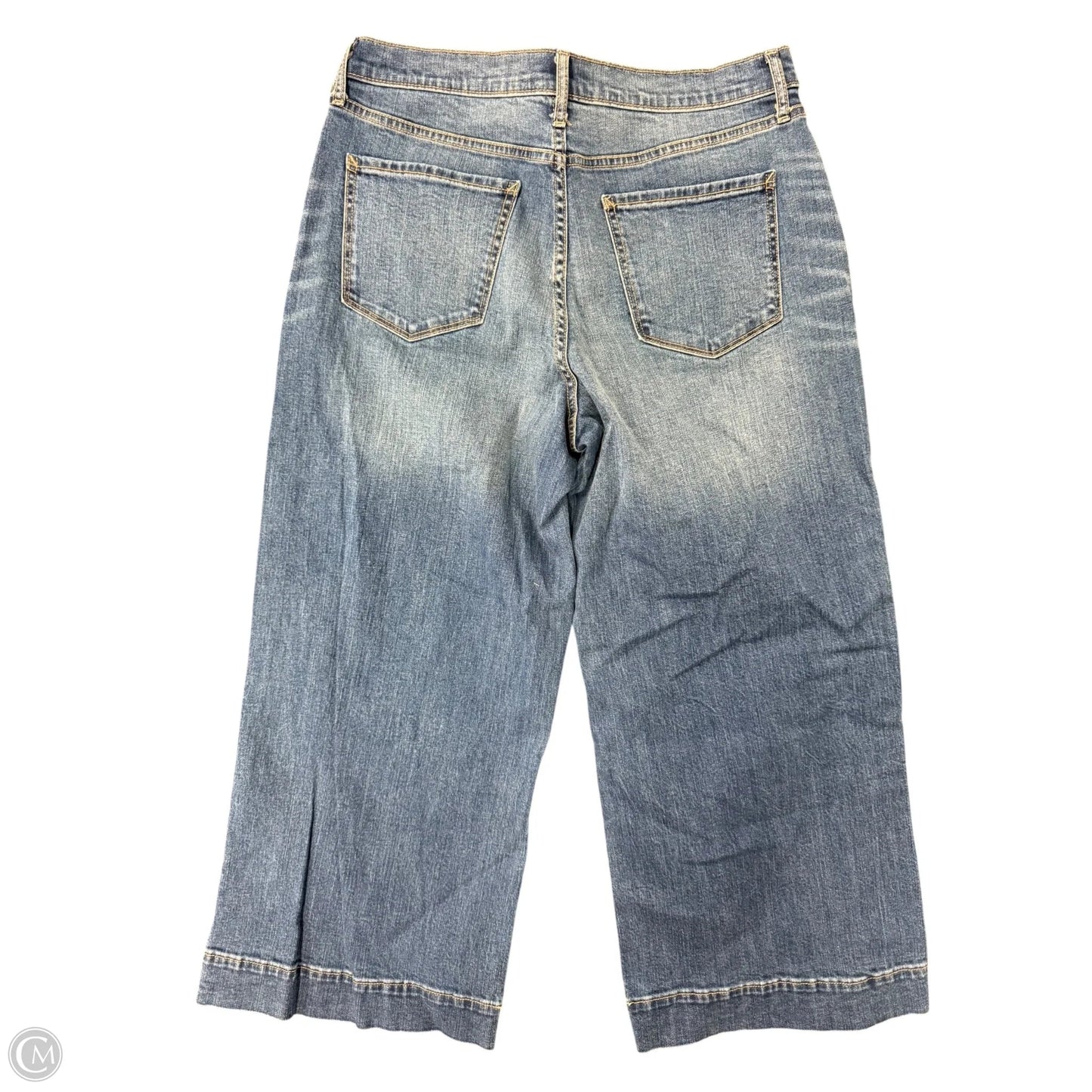 Jeans Cropped By Ana In Blue Denim, Size: 12