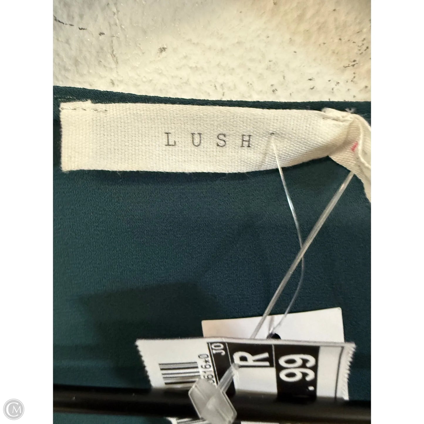 Top Long Sleeve By Lush In Green, Size: L