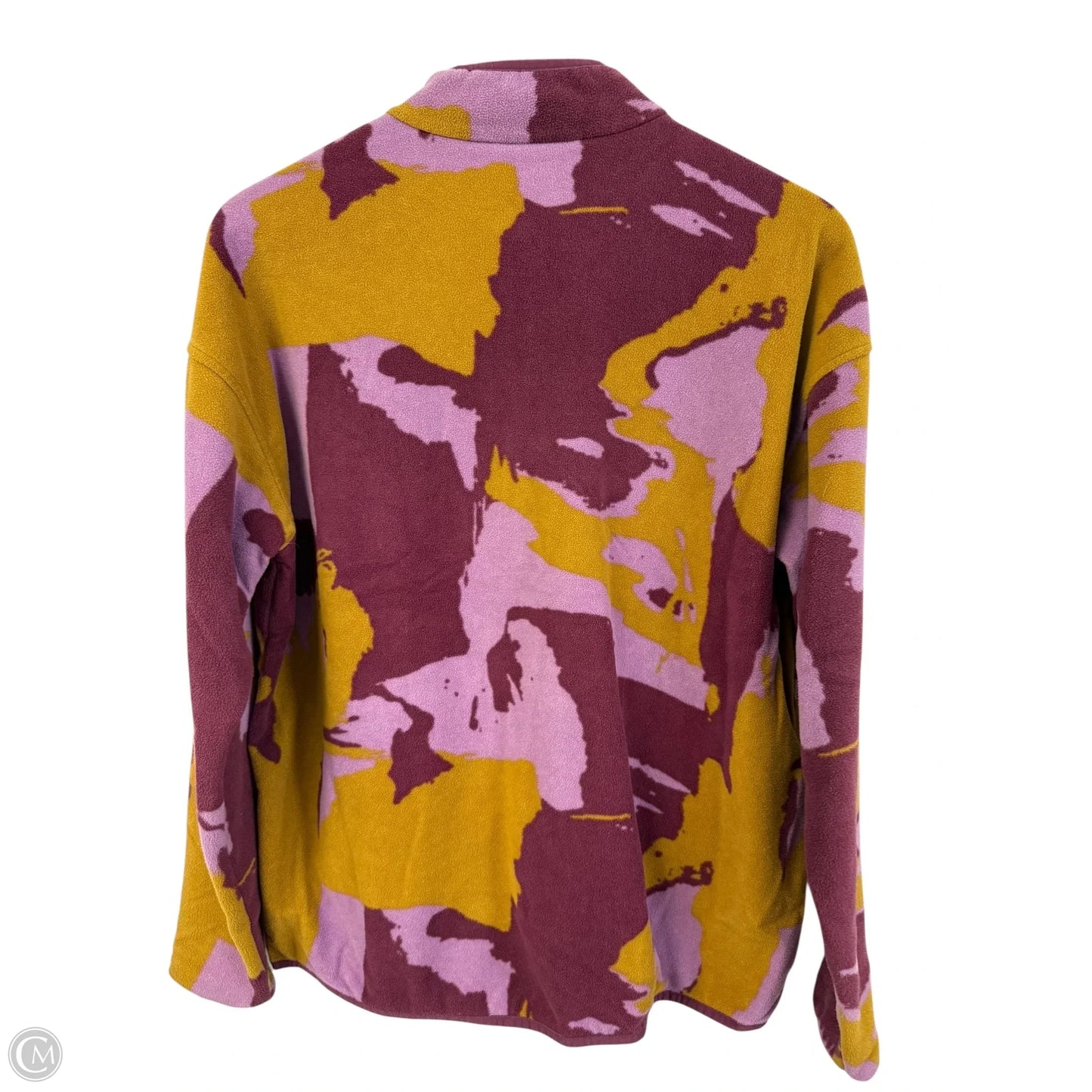 Sweatshirt Collar By Mountain Hardwear In Purple & Yellow, Size: L