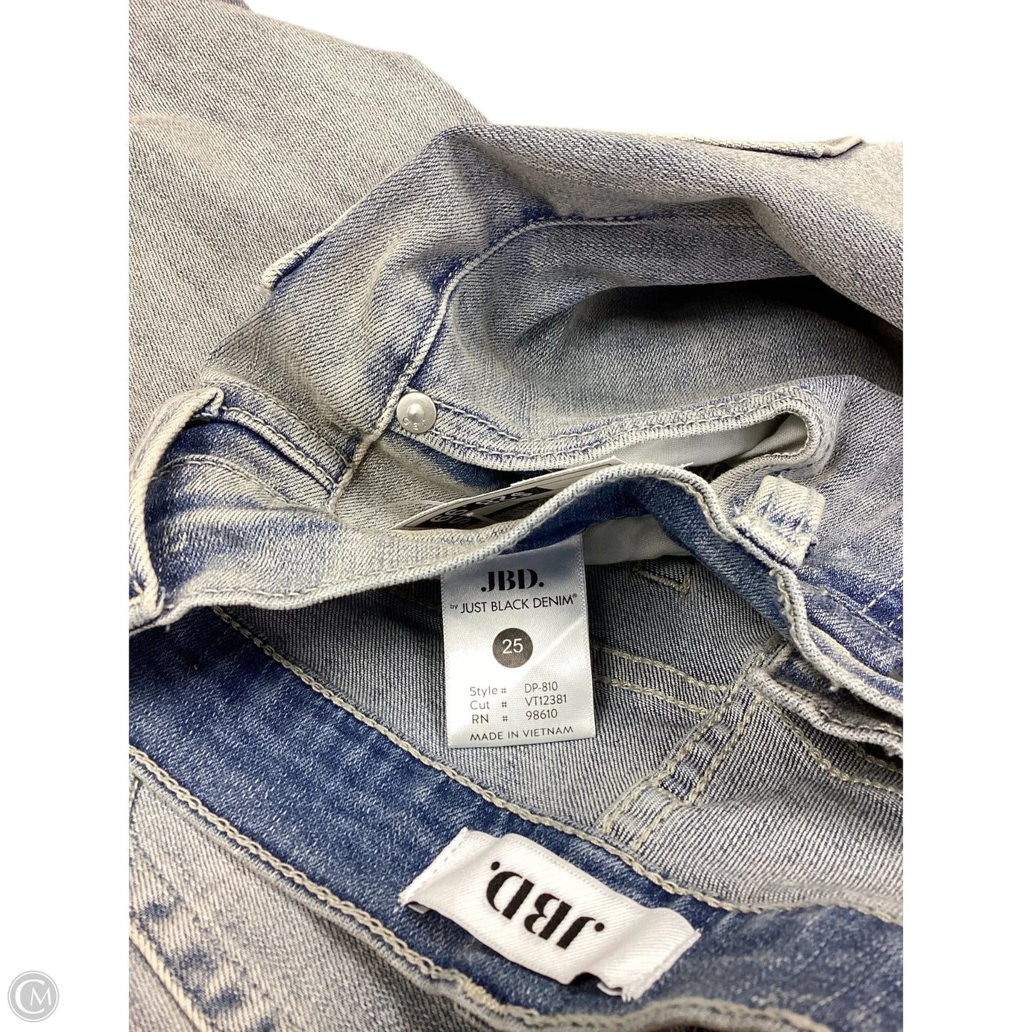 Jeans Wide Leg By Just Black In Blue Denim, Size: 2