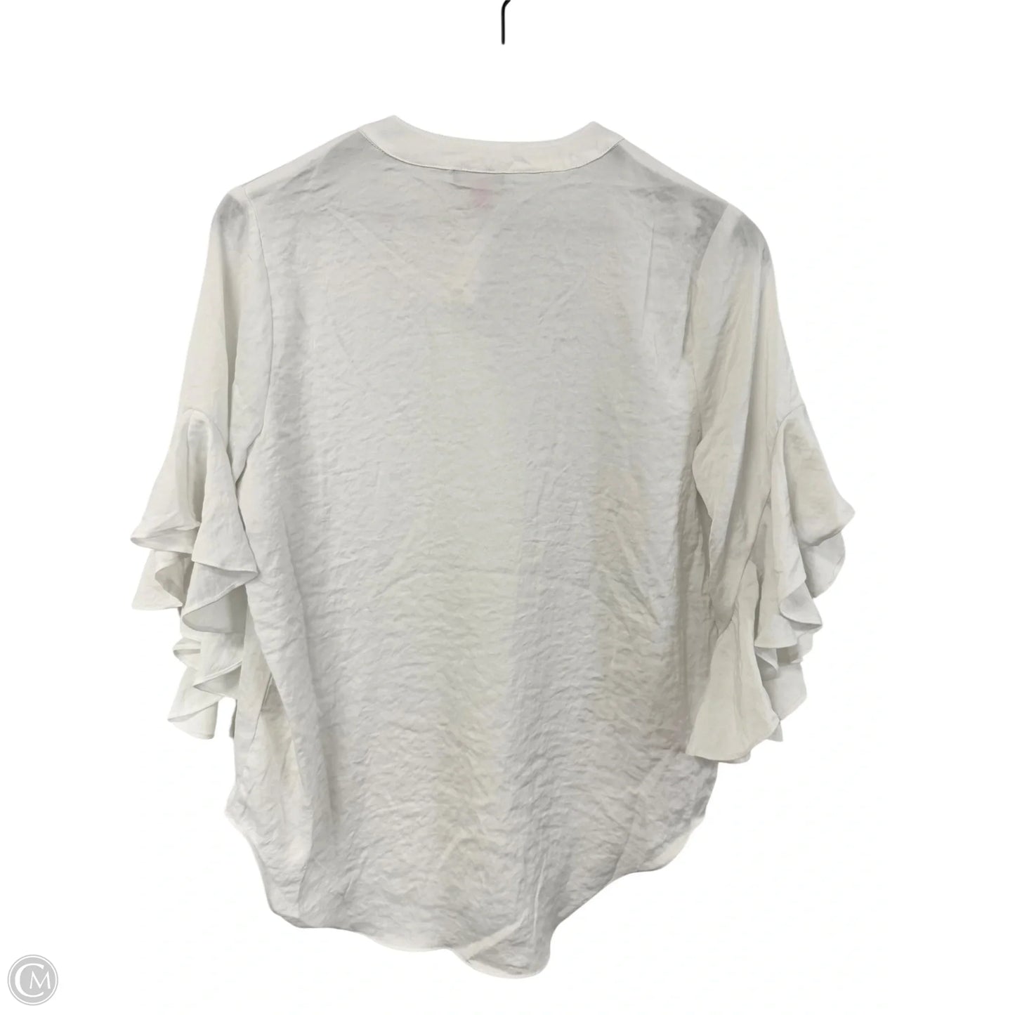 Top Short Sleeve By Vince Camuto In White, Size: S