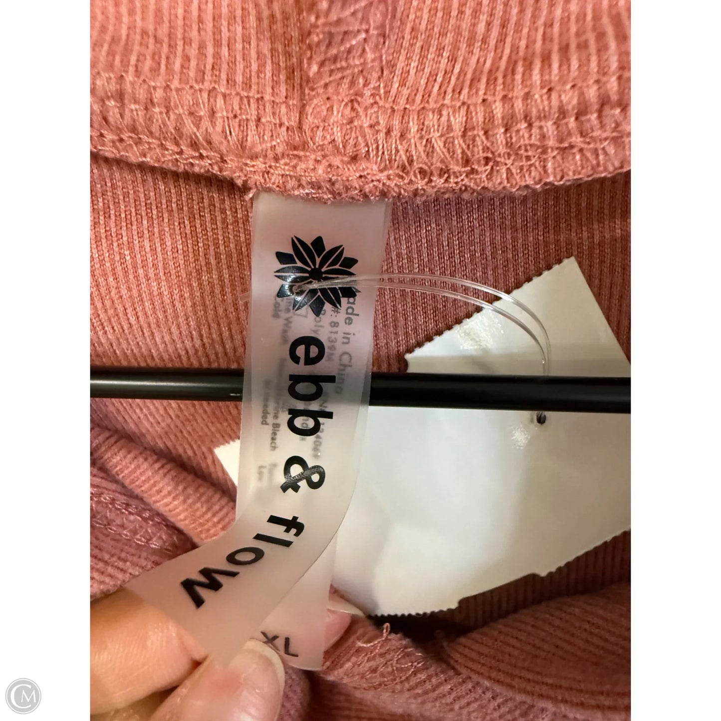 Sweatshirt Hoodie By Cme In Pink, Size: Xl