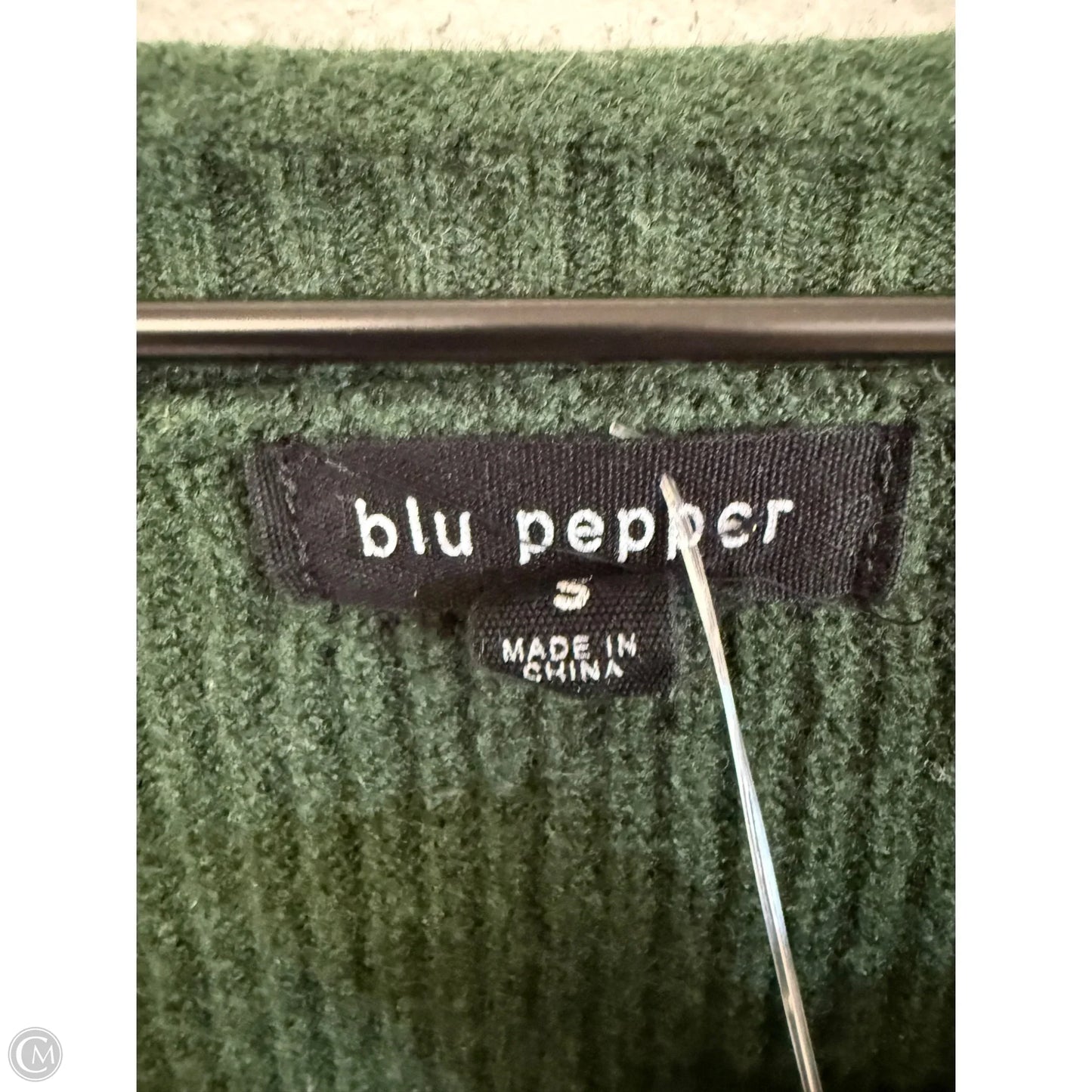 Sweater By Blu Pepper In Green, Size: S
