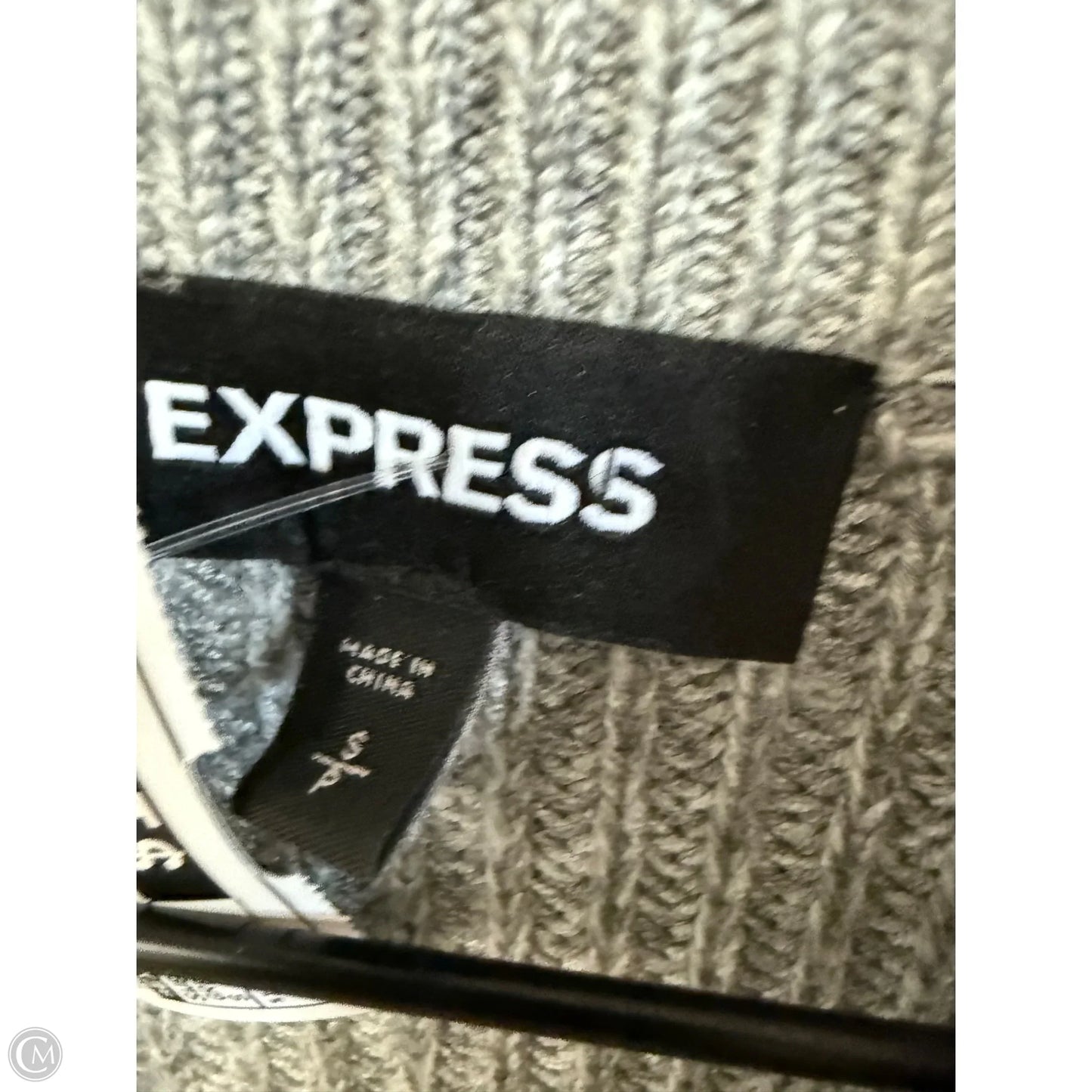 Sweater By Express In Grey, Size: S