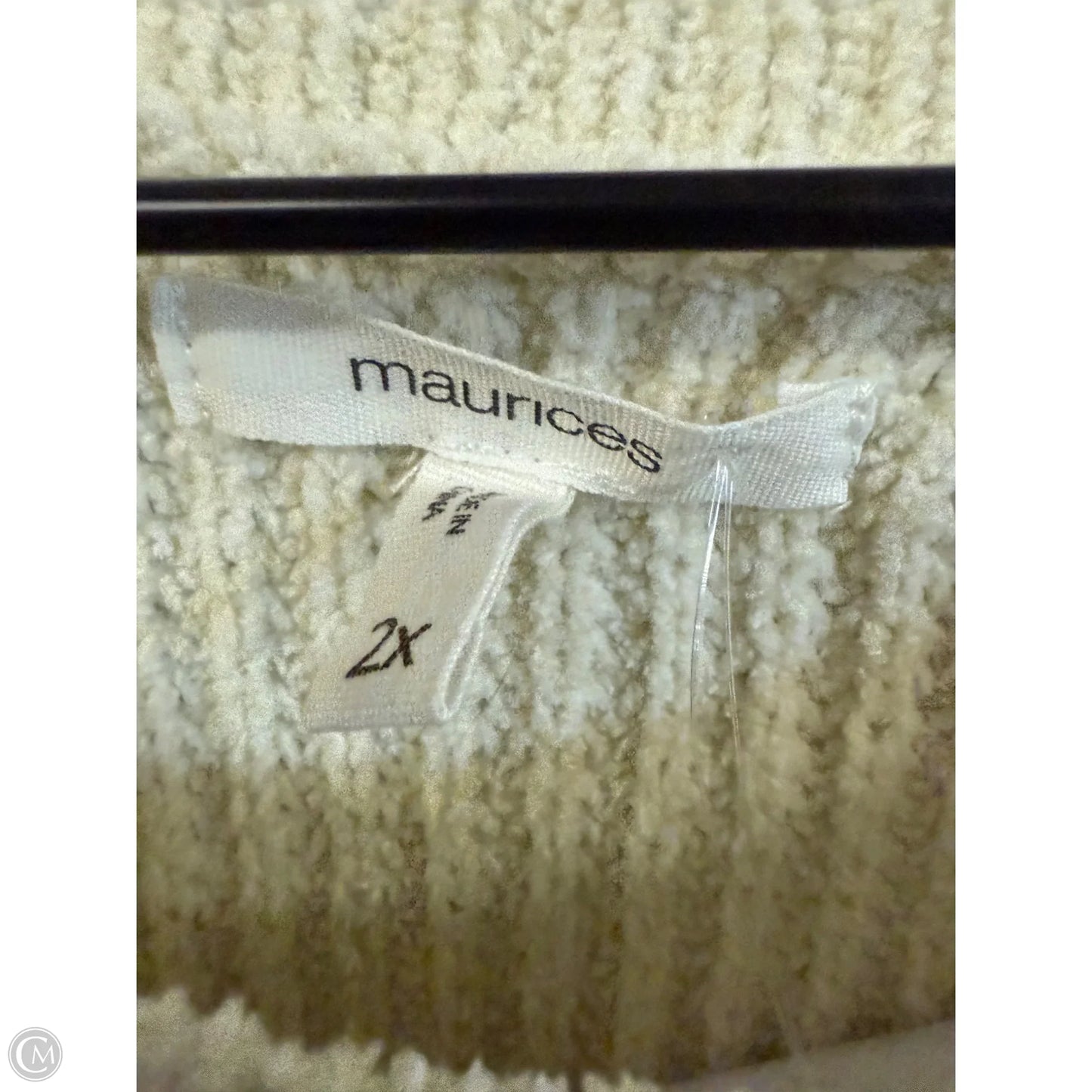 Sweater By Maurices In Cream, Size: 2x