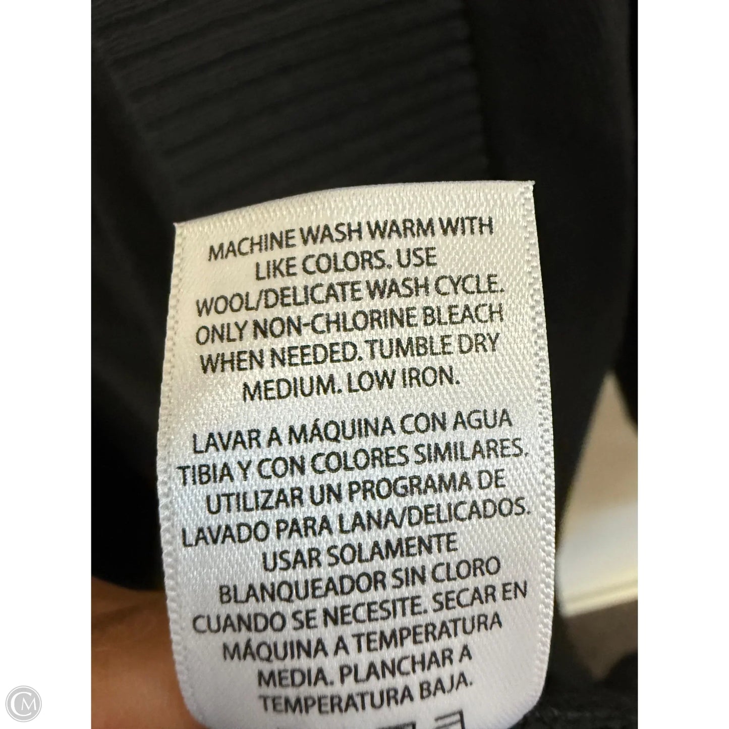 Cardigan By Terra & Sky In Black, Size: 2x