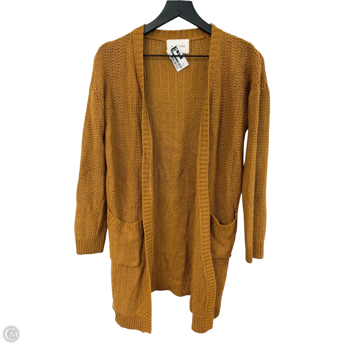 Sweater Cardigan By Pink Rose In Brown, Size: M