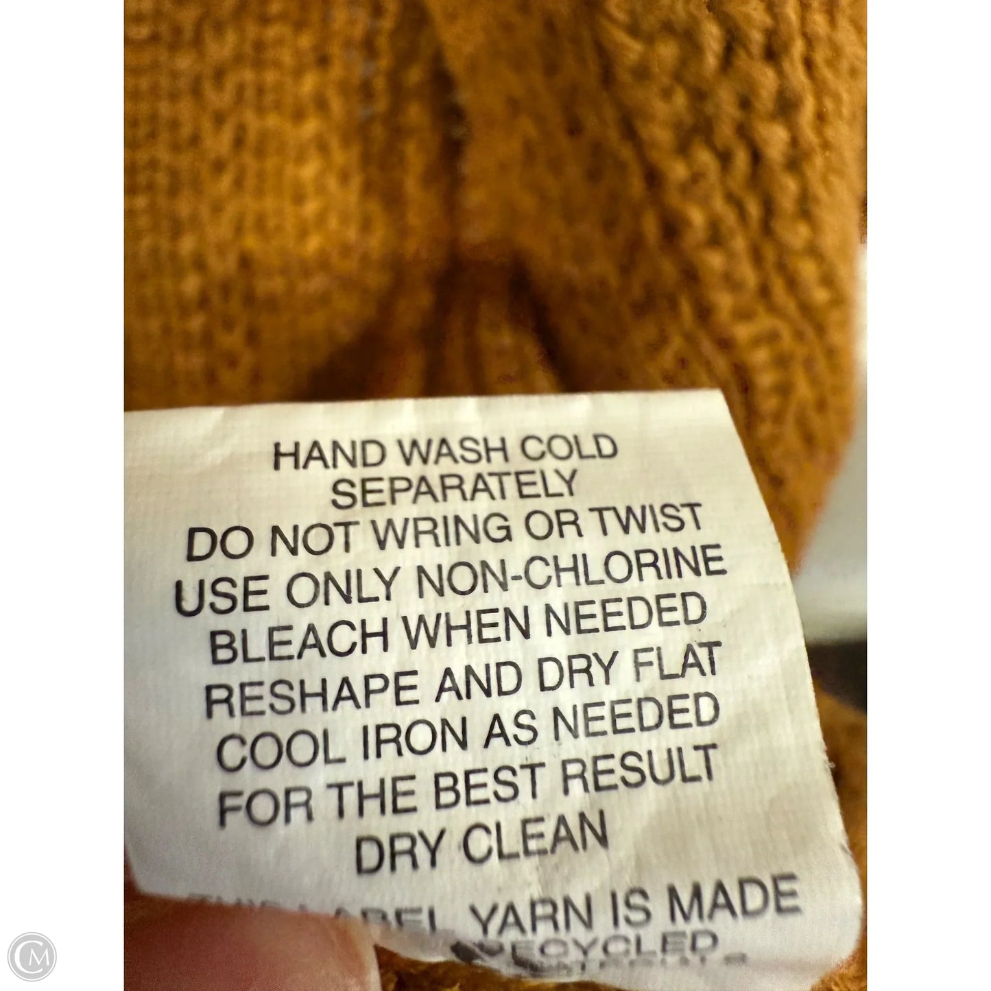 Sweater Cardigan By Pink Rose In Brown, Size: M