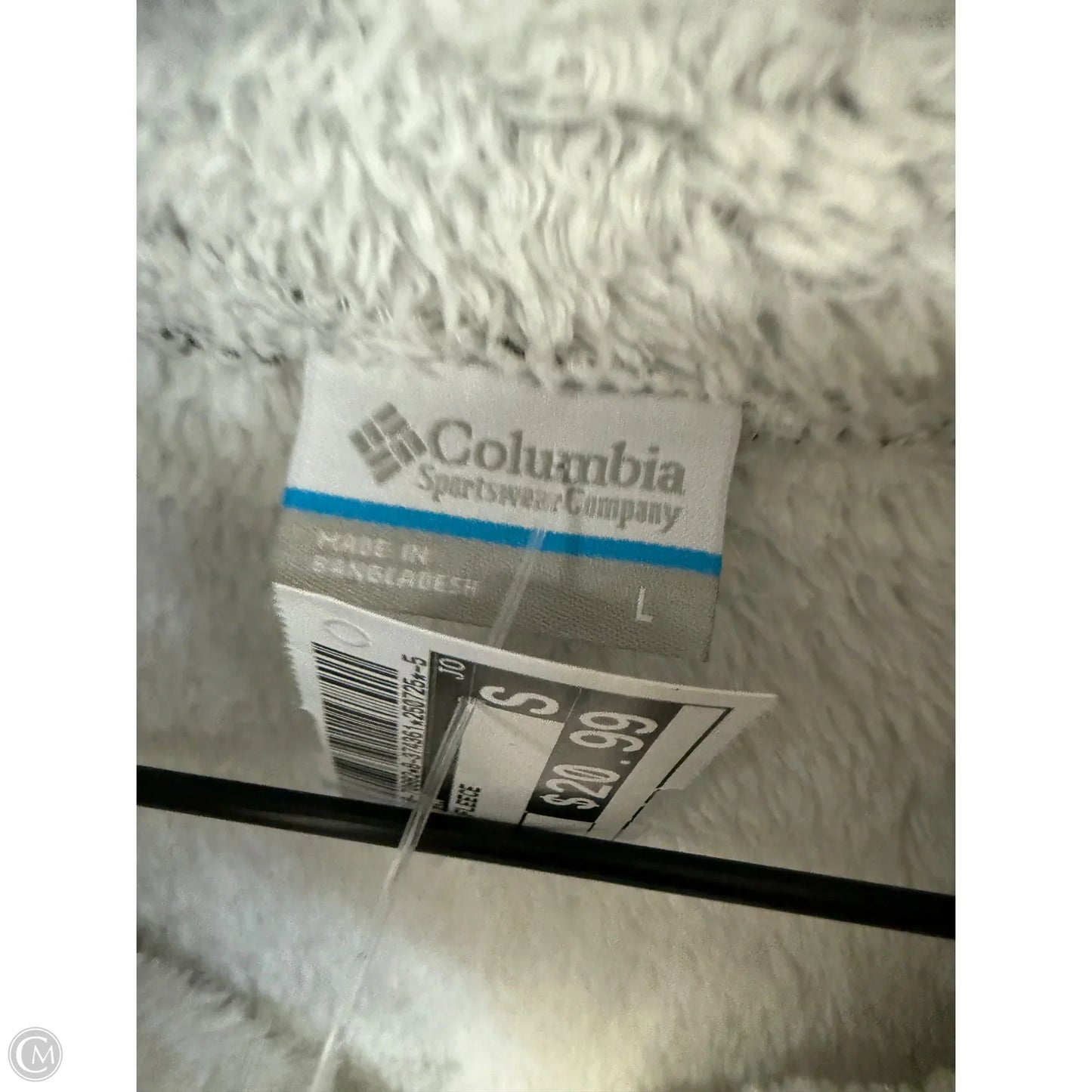 Jacket Fleece By Columbia In Grey, Size: L