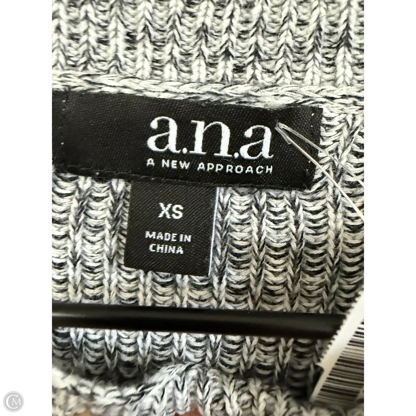 Sweater By Ana In Grey, Size: Xs