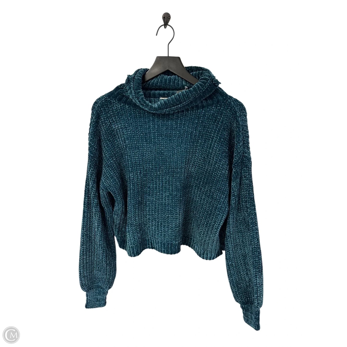 Sweater By Zenana Outfitters In Teal, Size: M